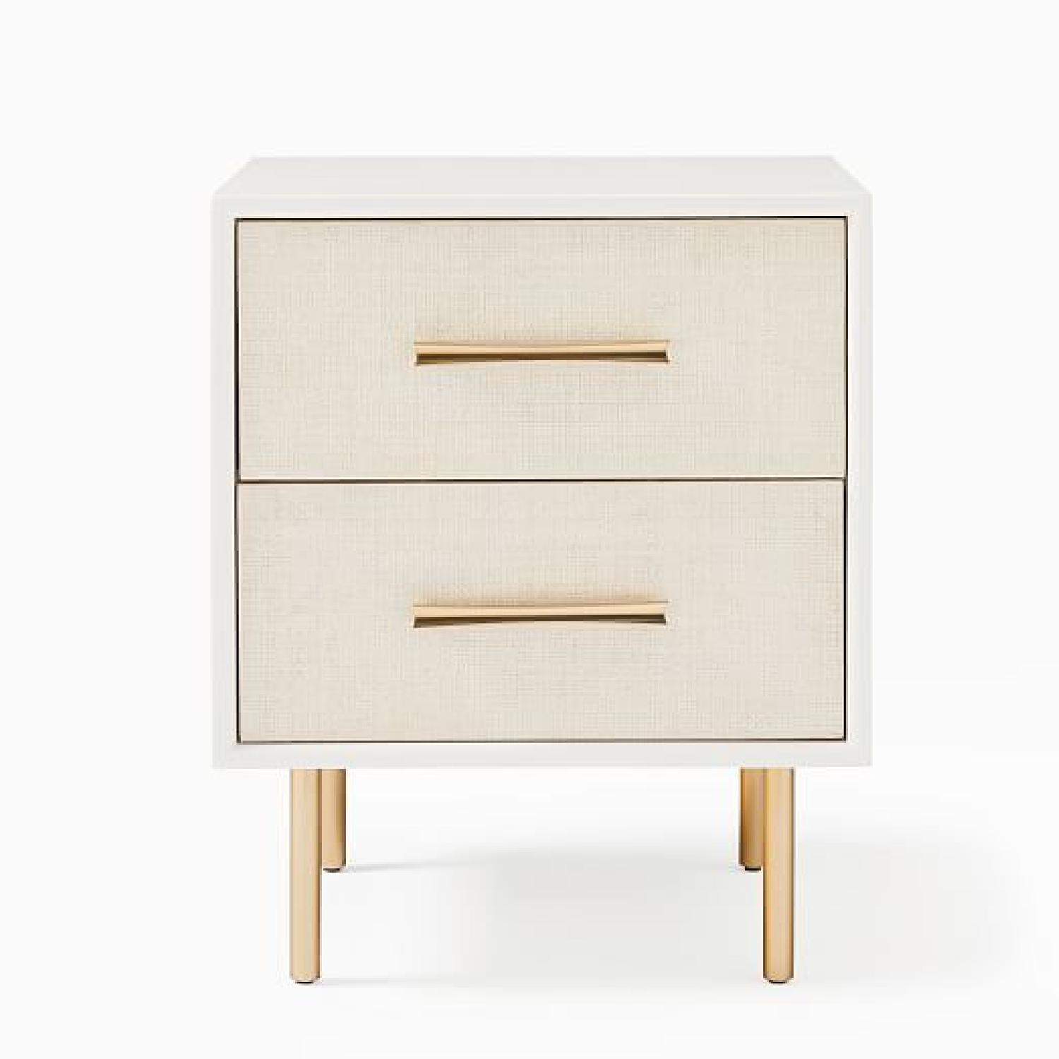West Elm Margot Raffia Nightstand - image-4
