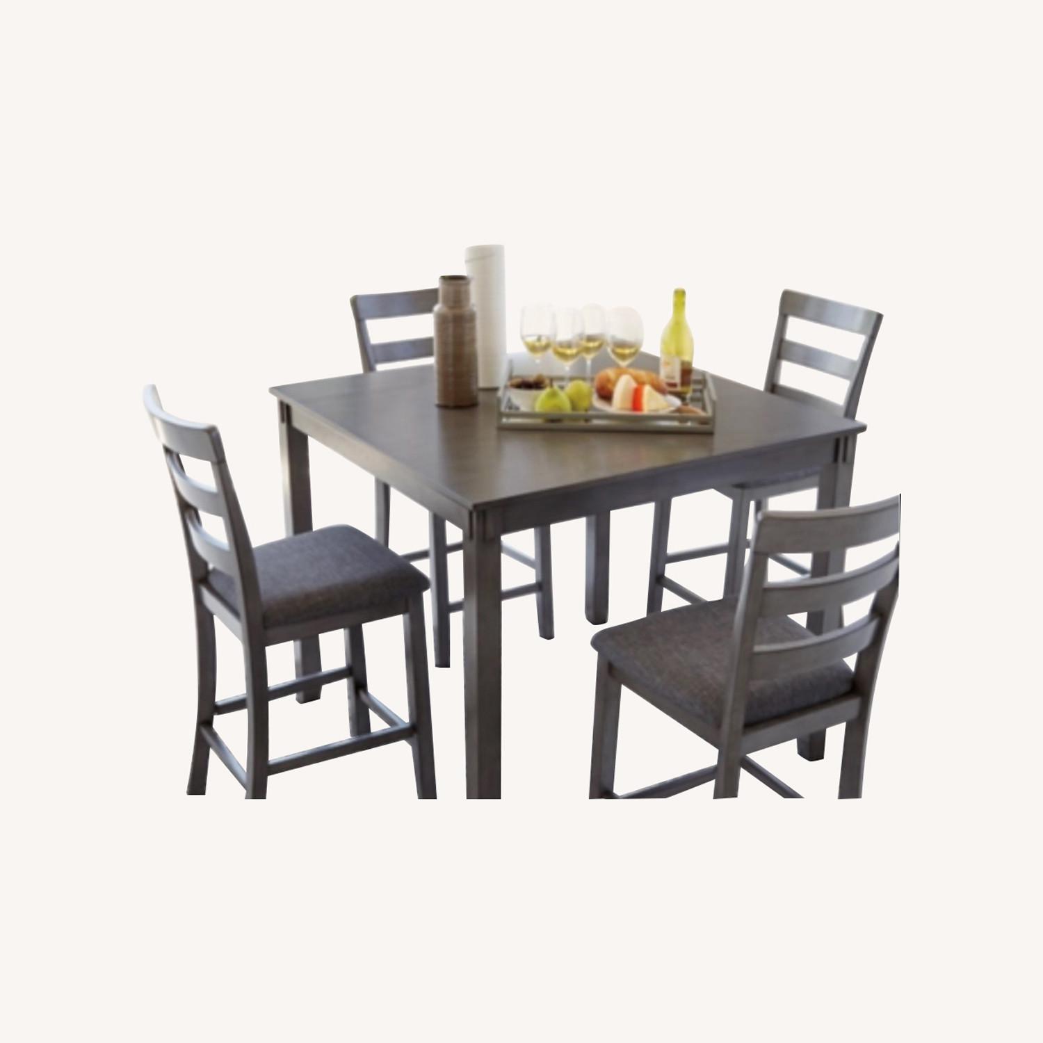 Ashley Dining Table and 4 Stools - image-0