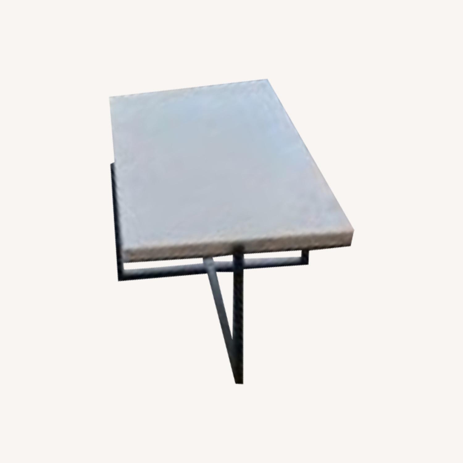 Pottery Barn White Marble Coffee Table AptDeco