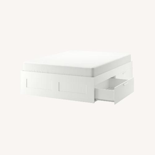IKEA Queen Bed Frame with Storage AptDeco