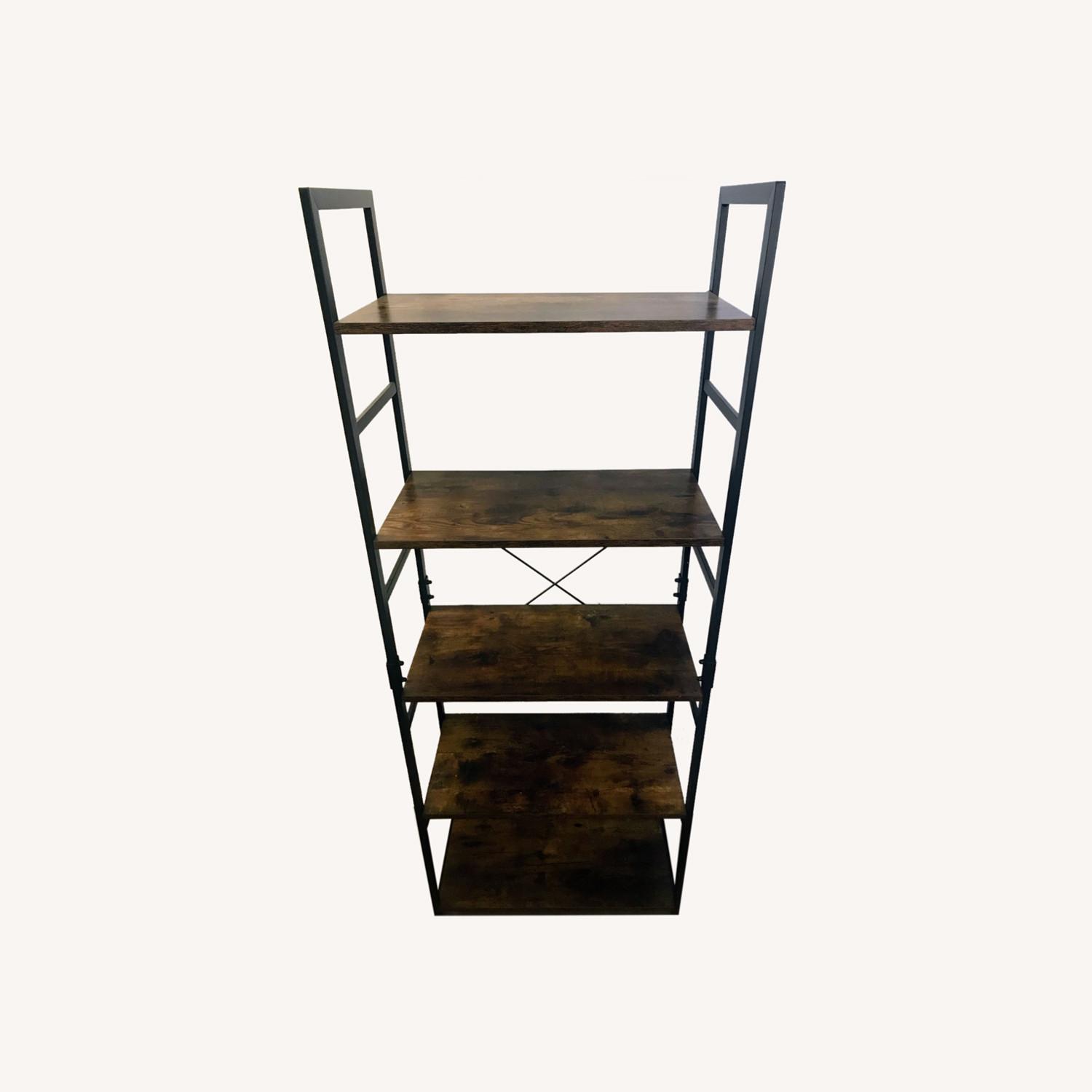 5 Tier Standing Bookshelf - image-0