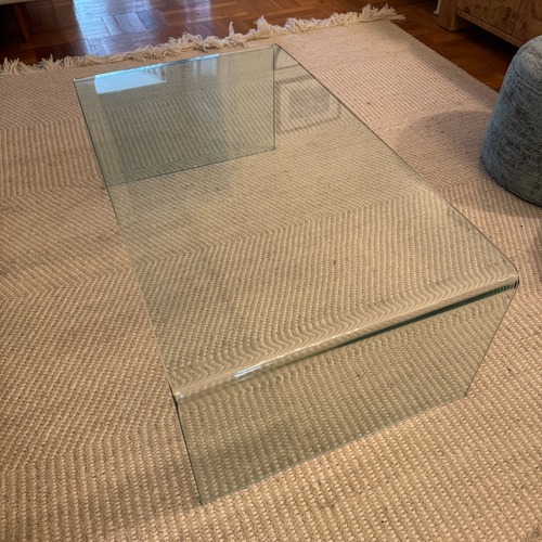 Used Christopher Knight Home Ramona Glass Coffee Table for sale on AptDeco