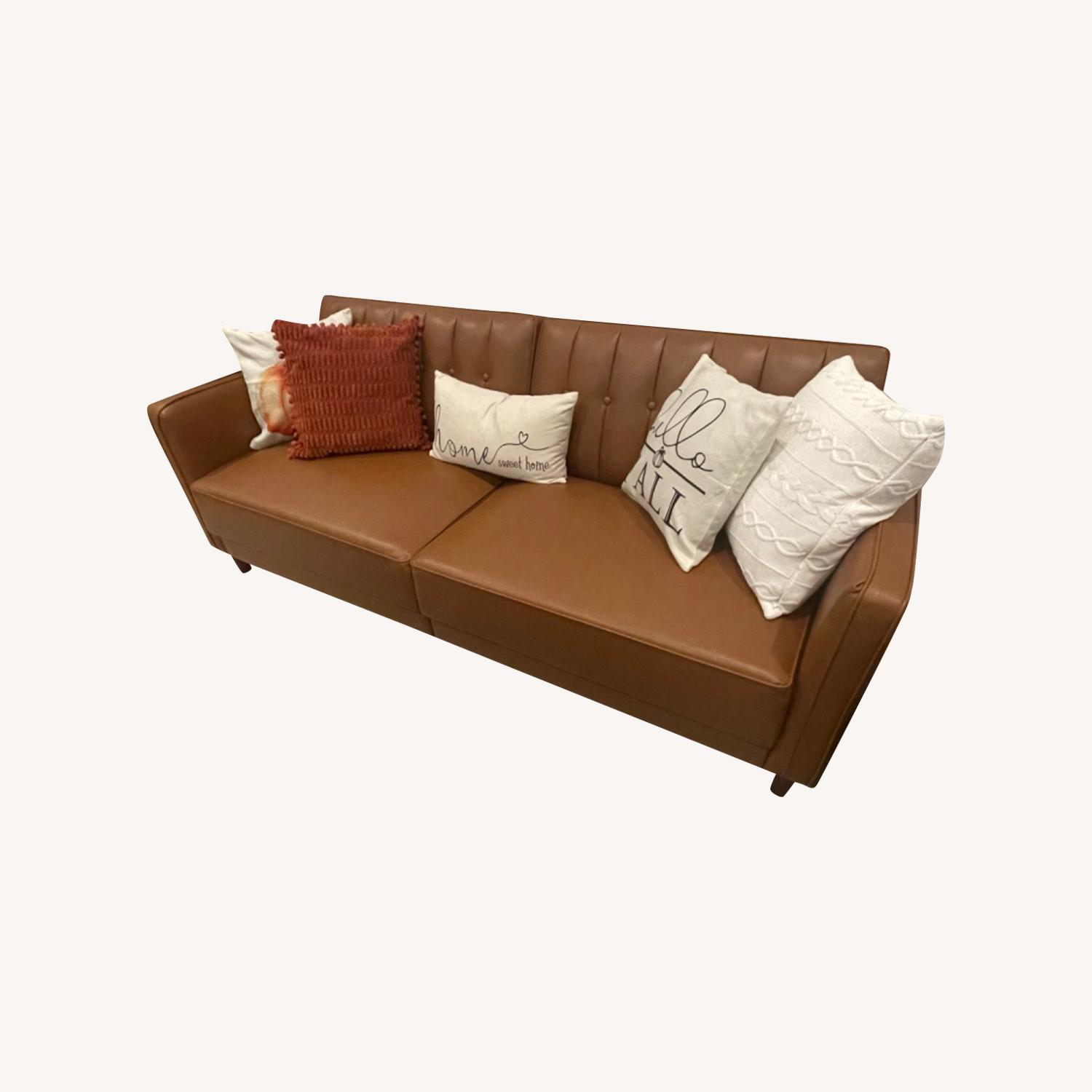 Wayfair Brown Sleeper Couch - image-0