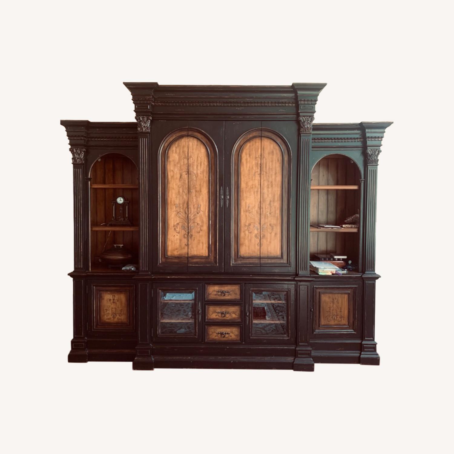 Hooker Hutch Pocket Vintage Wall Unit - image-0
