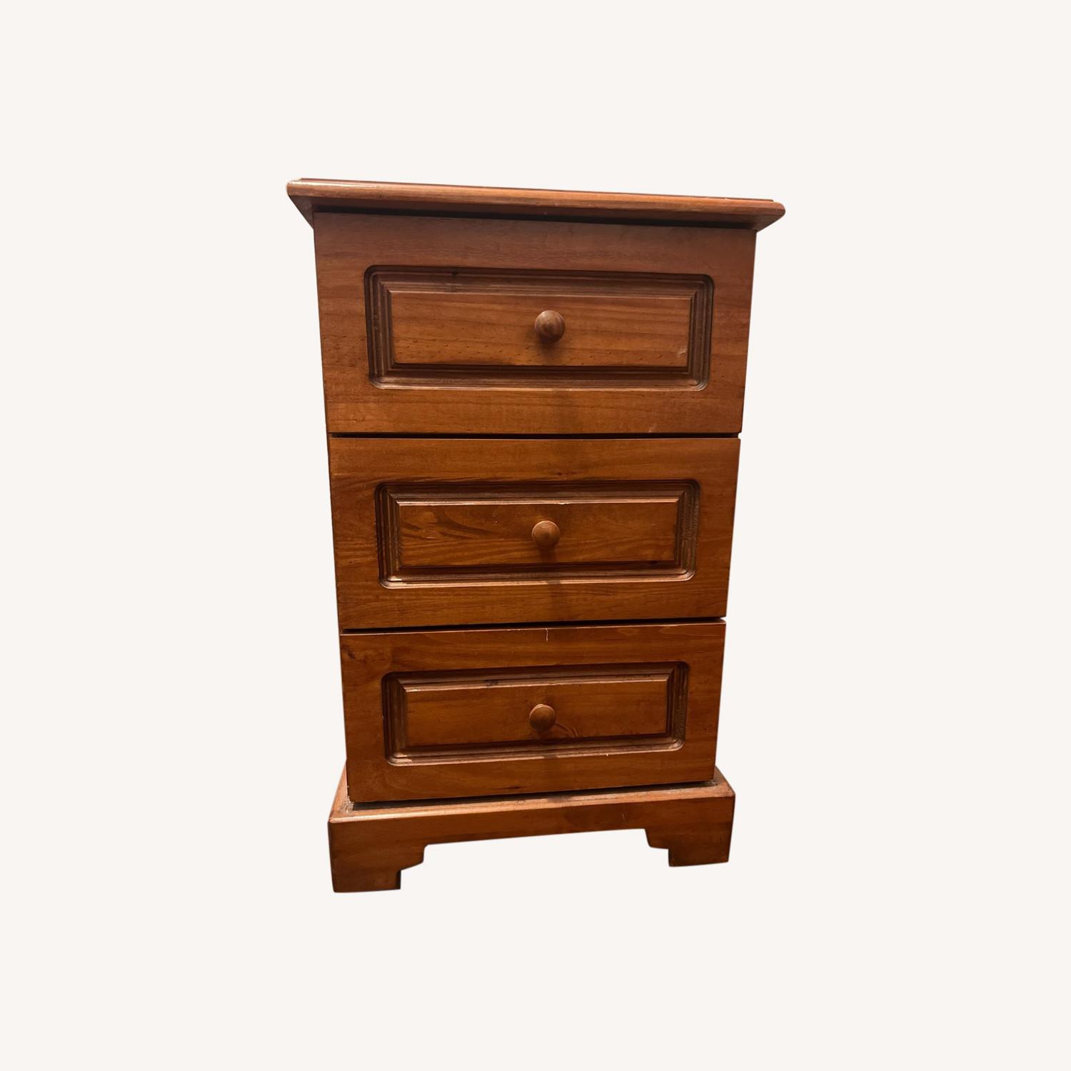 This End Up Three Drawer Night Table - image-0