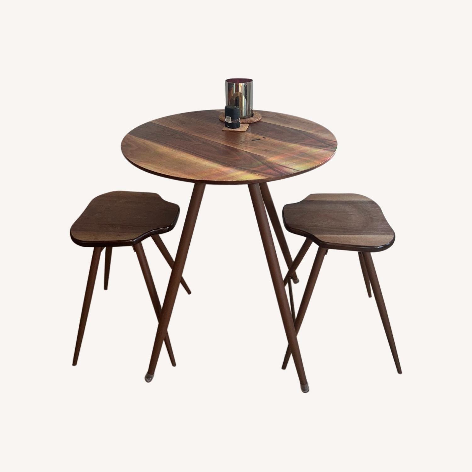 Counter Height Round Dining Set - AptDeco