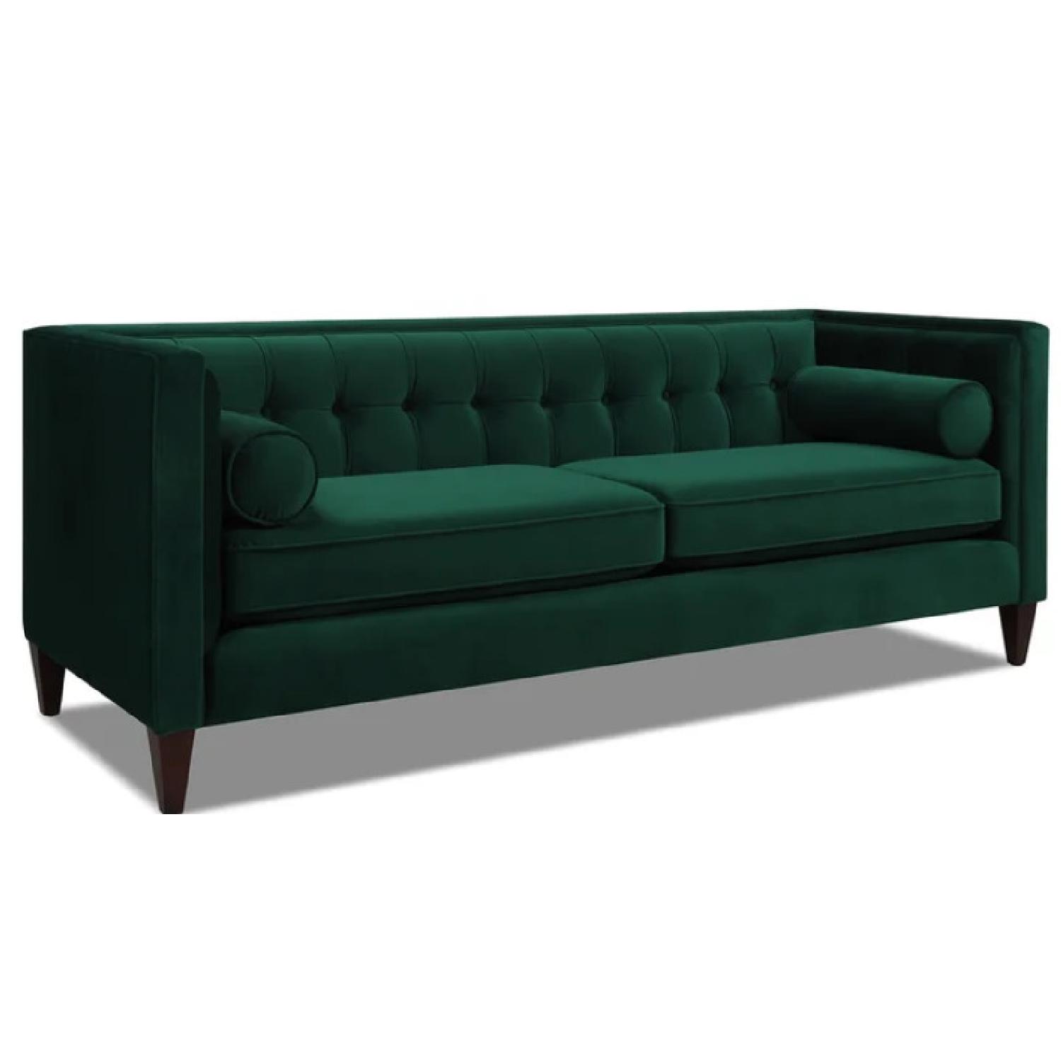 Wayfair Emerald Green Couch - image-6