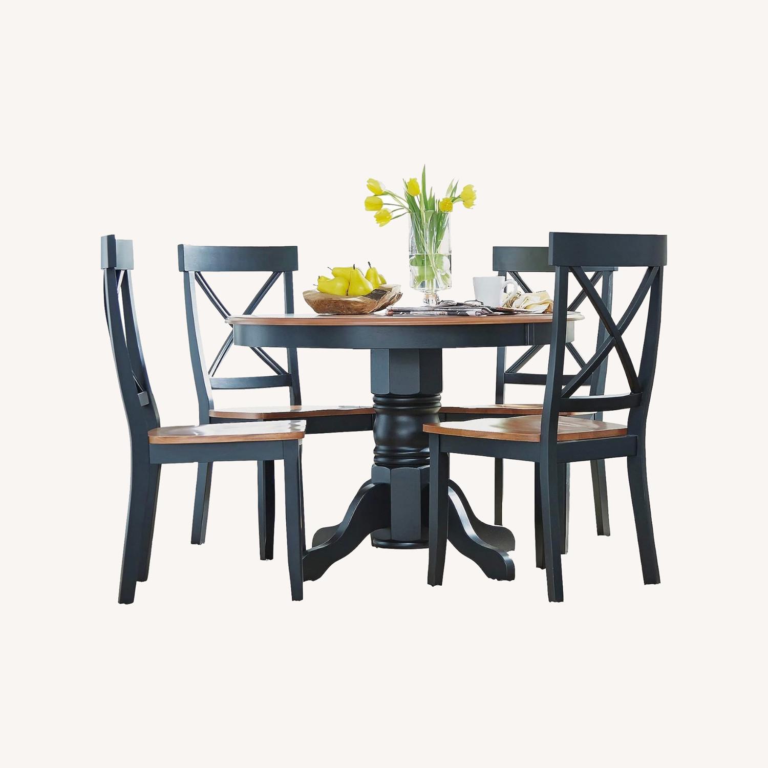 Homestyles Bishop 5 Piece Solid Wood Dining Set - AptDeco