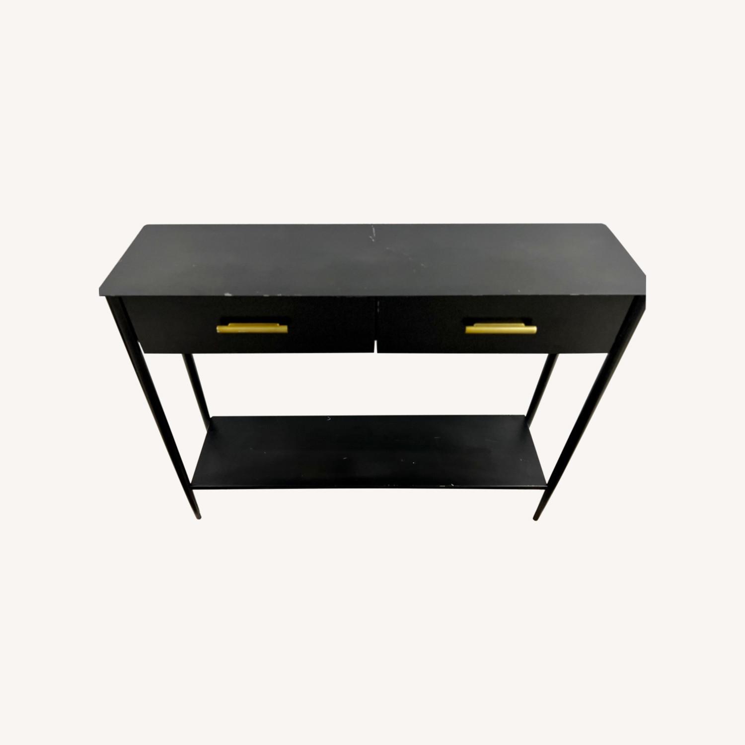 West Elm Metalwork Console 42" - image-0