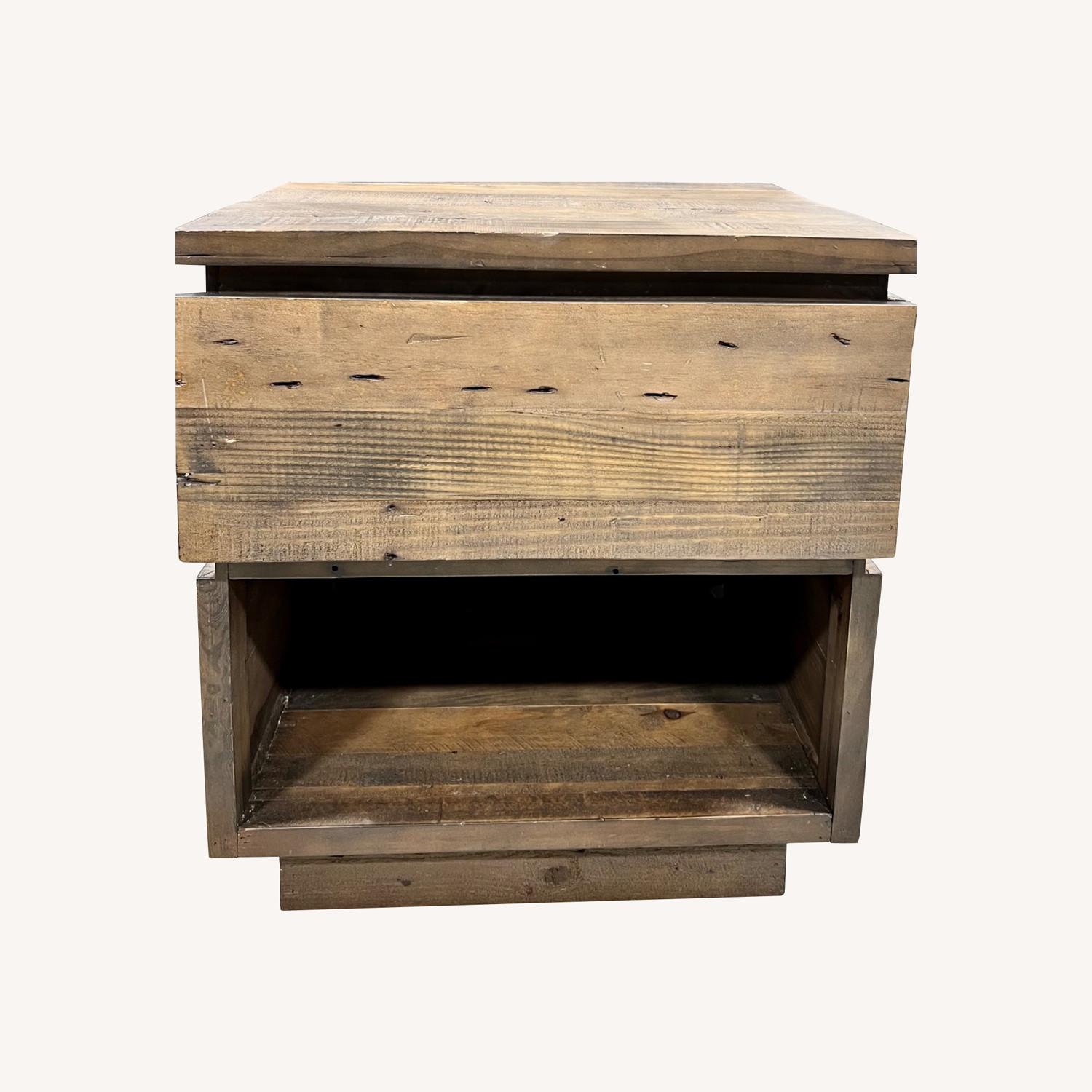 Emmerson Modern Reclaimed Wood Nightstands - image-0