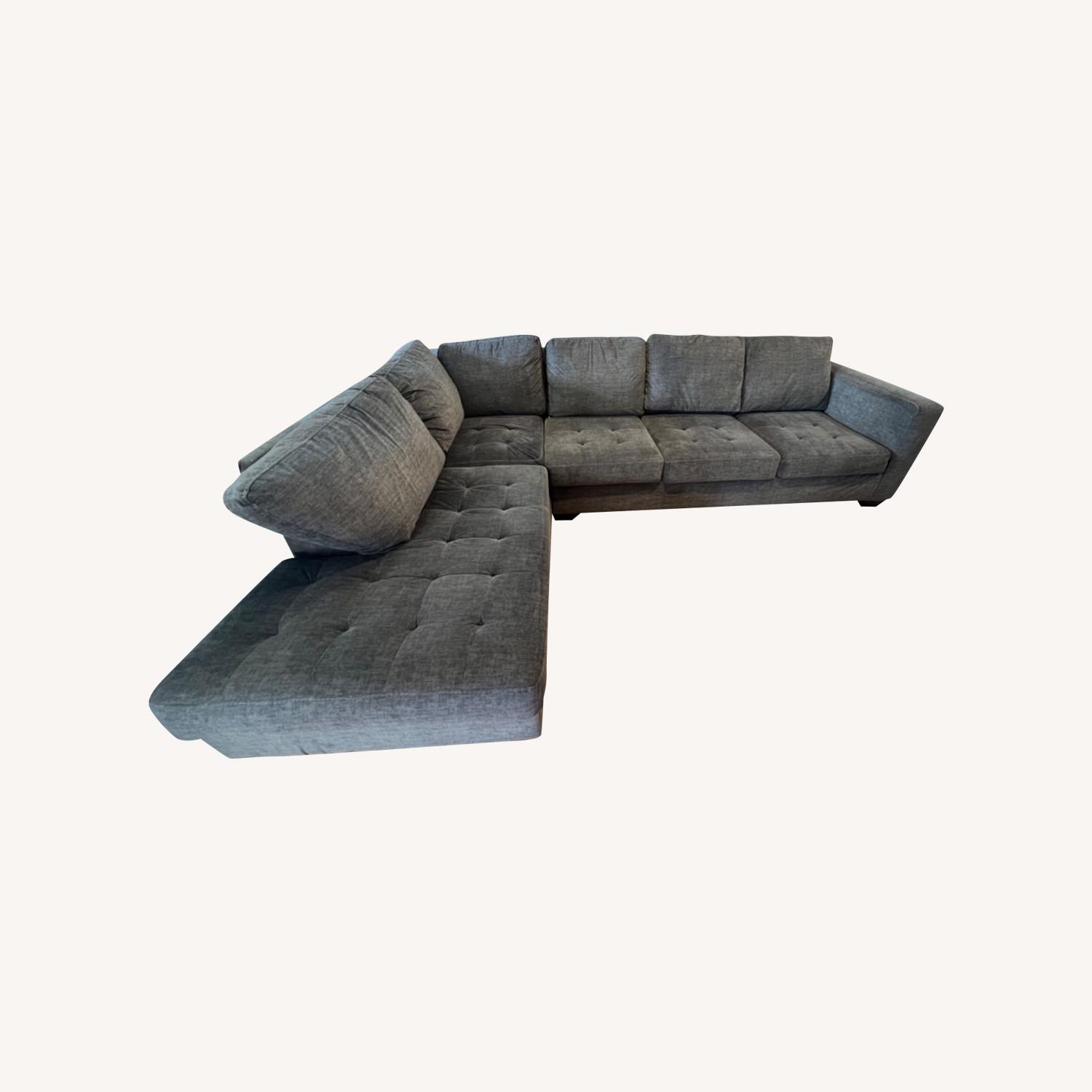 Ashley Furniture 2pc Sectional Sofa With Chaise - image-9