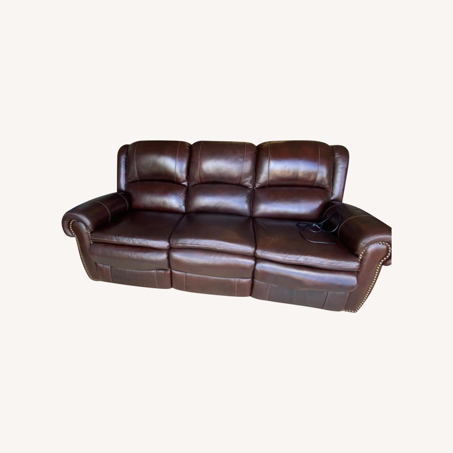 Loveseat Dual Electric Recliner - image-0