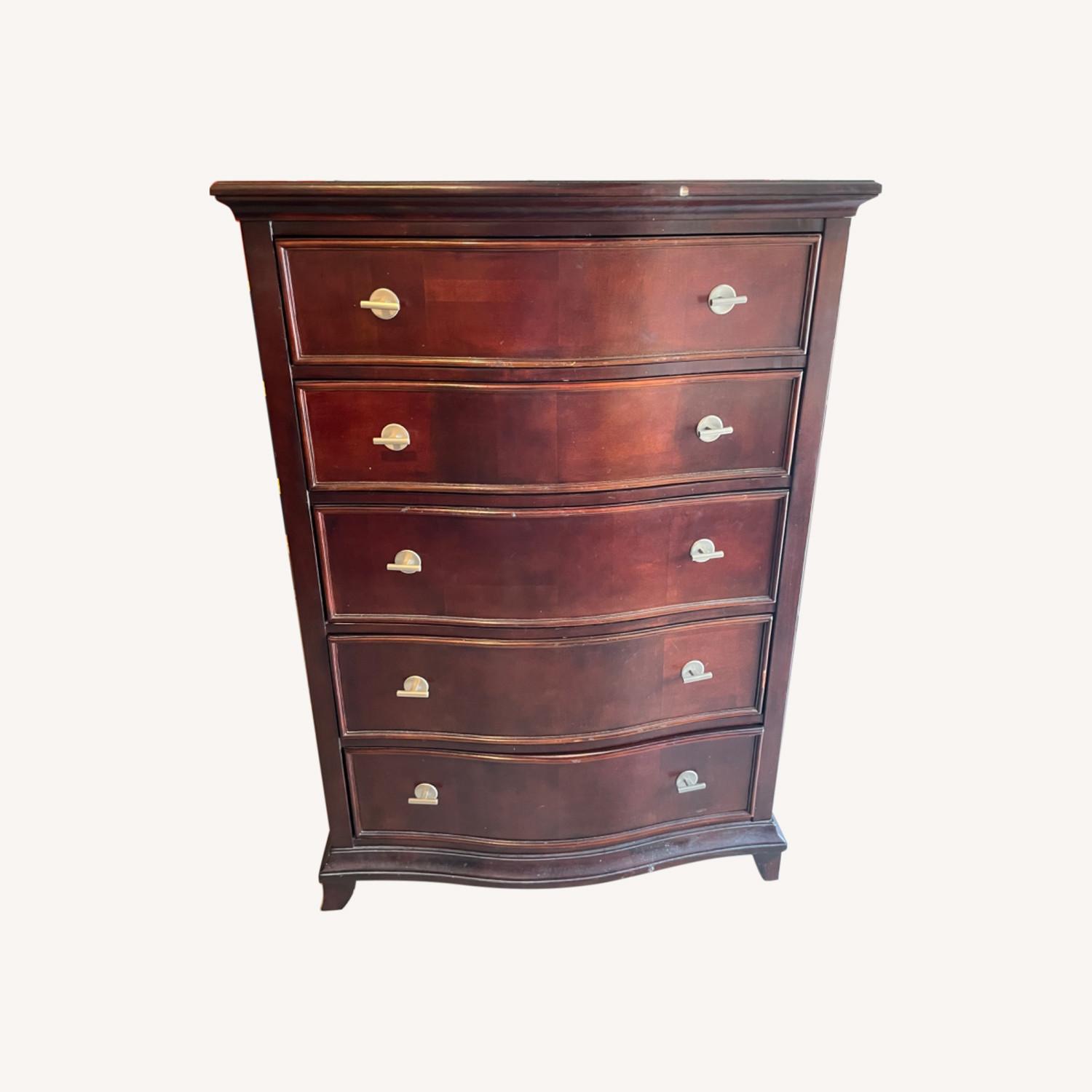 Ashley Dark Brown Wardrobe - image-0