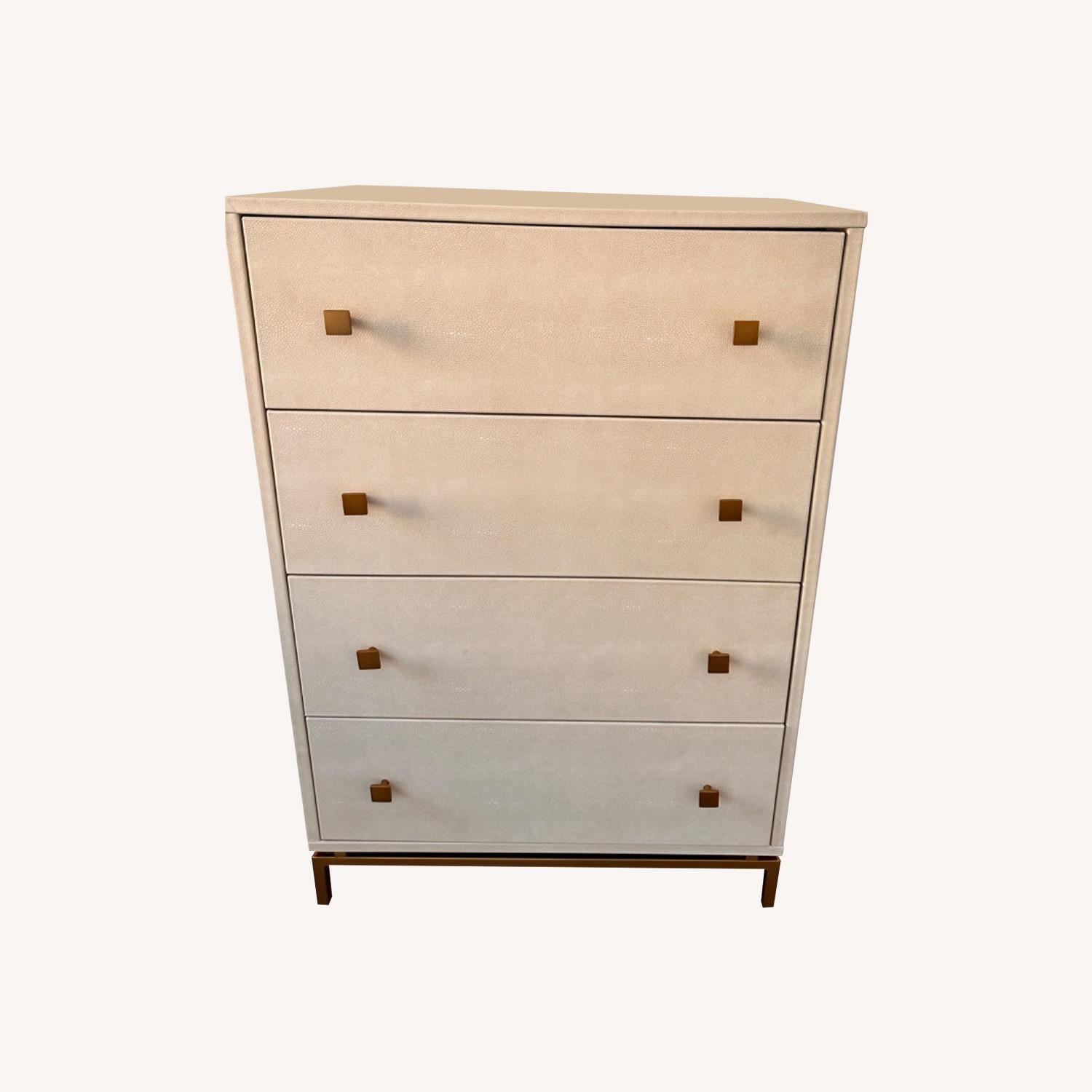 CB2 Leather Dresser - image-0