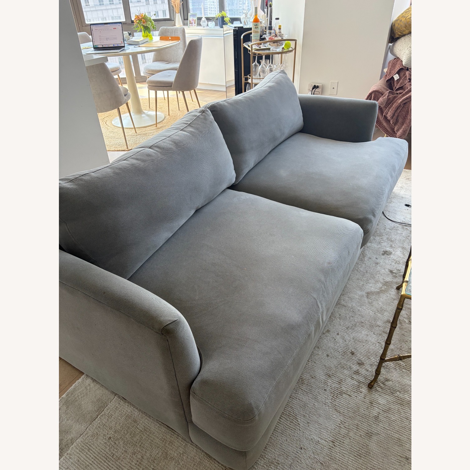  West Elm Haven Feather Gray Couch  - image-1