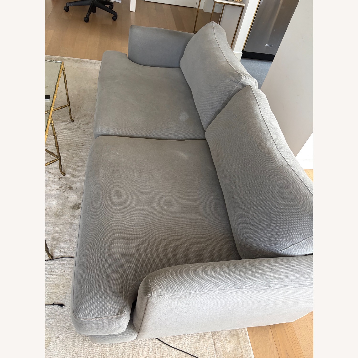  West Elm Haven Feather Gray Couch  - image-2