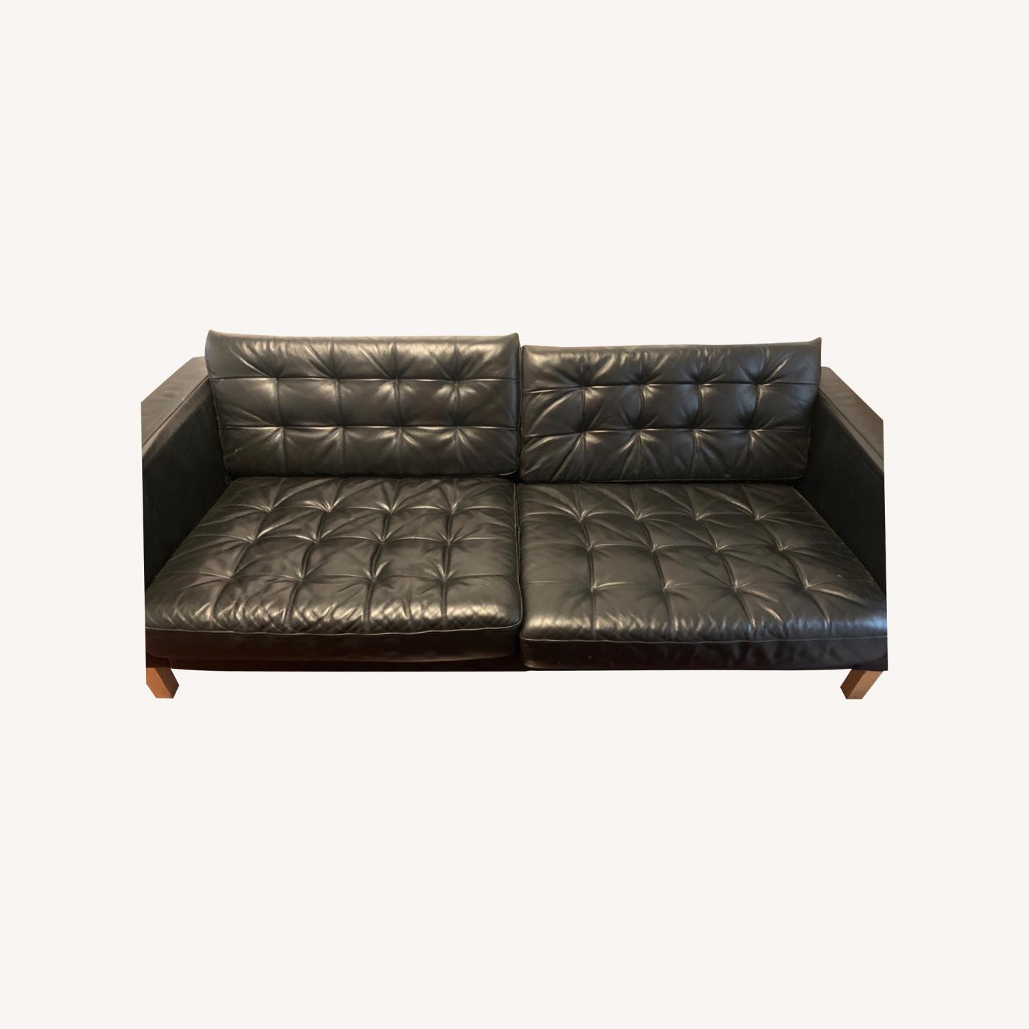 Vintage Black TV Sofa - image-0