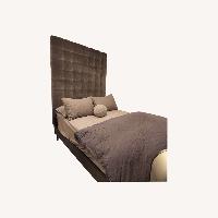 Wall Mounted Custom Tall Headboard & Bedframe