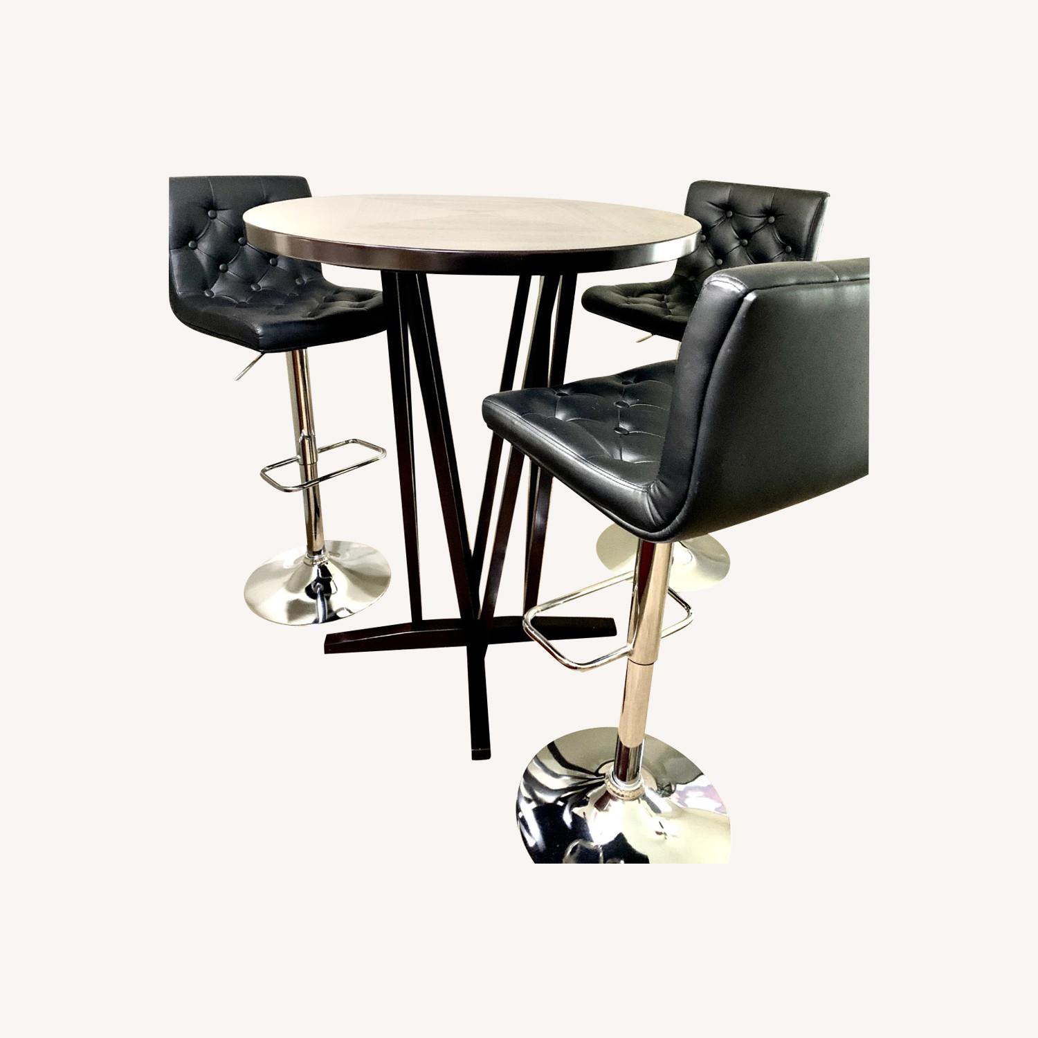 Bar Stool Table Set - image-0
