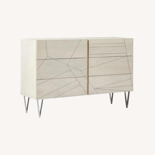 West Elm Hudson 6 Drawer Dresser Natural Wood AptDeco