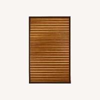 Teak and Bamboo Area Rug 6' x 9'