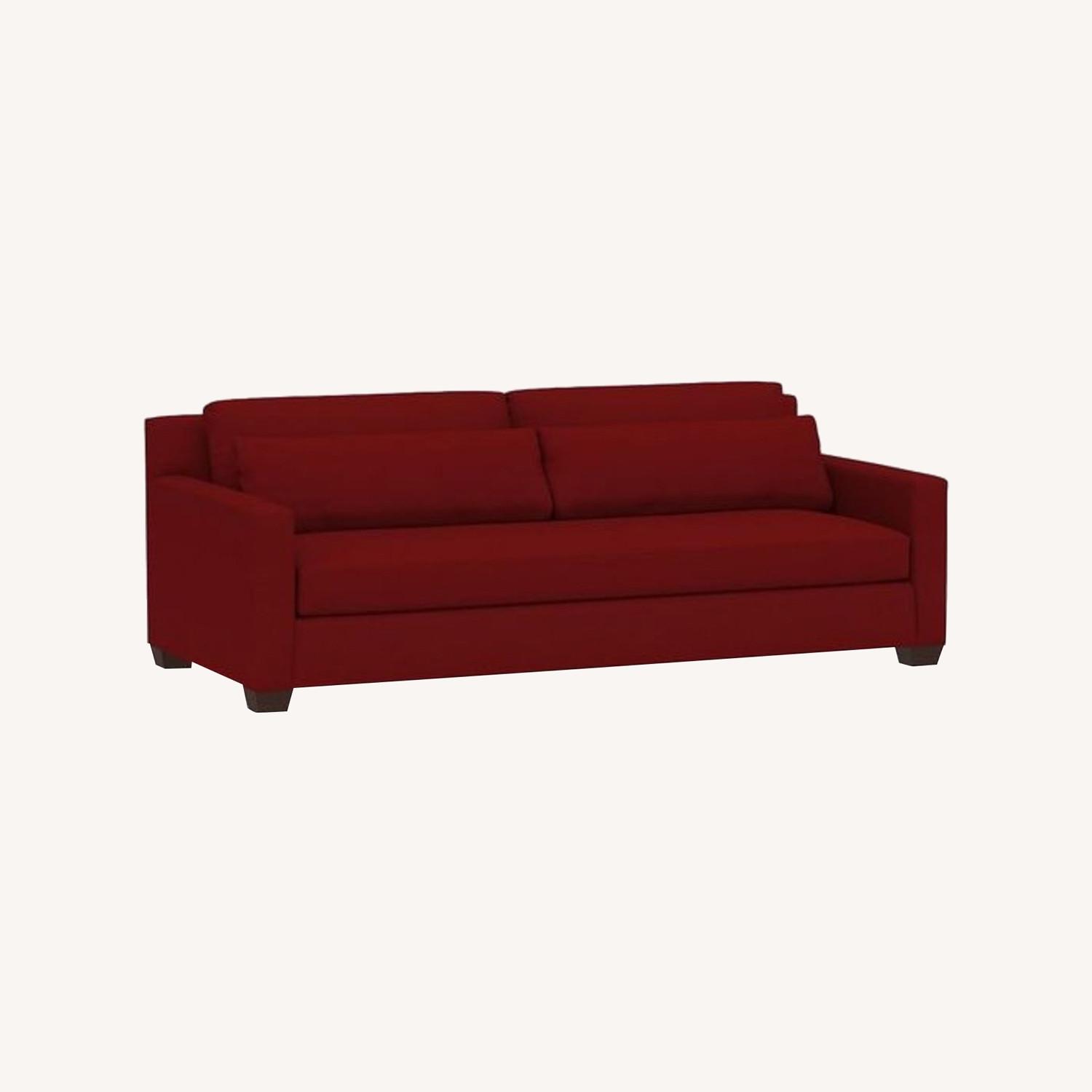 Pottery Barn York Square Arm Deep Seat Sofa AptDeco