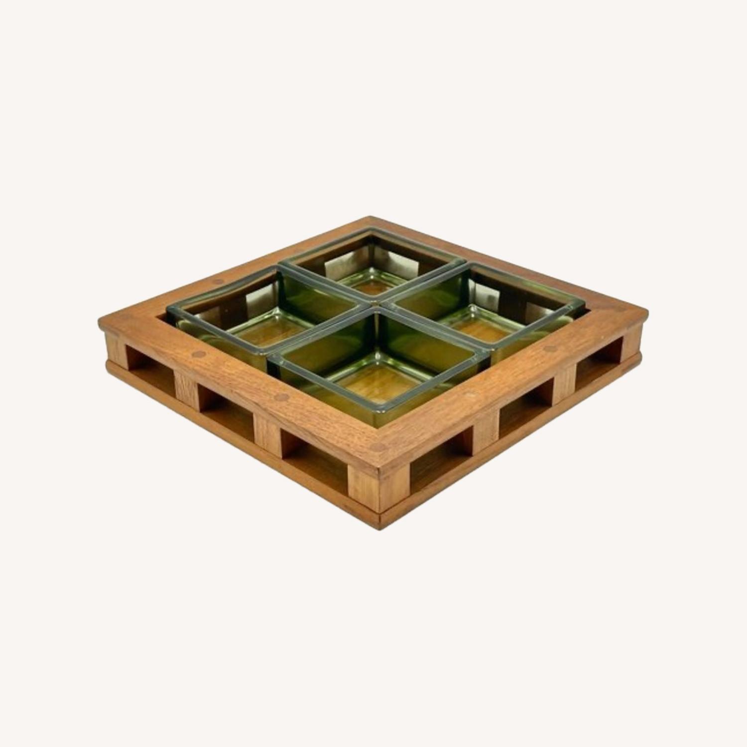 Vintage Dansk Teak Serving Tray - image-0