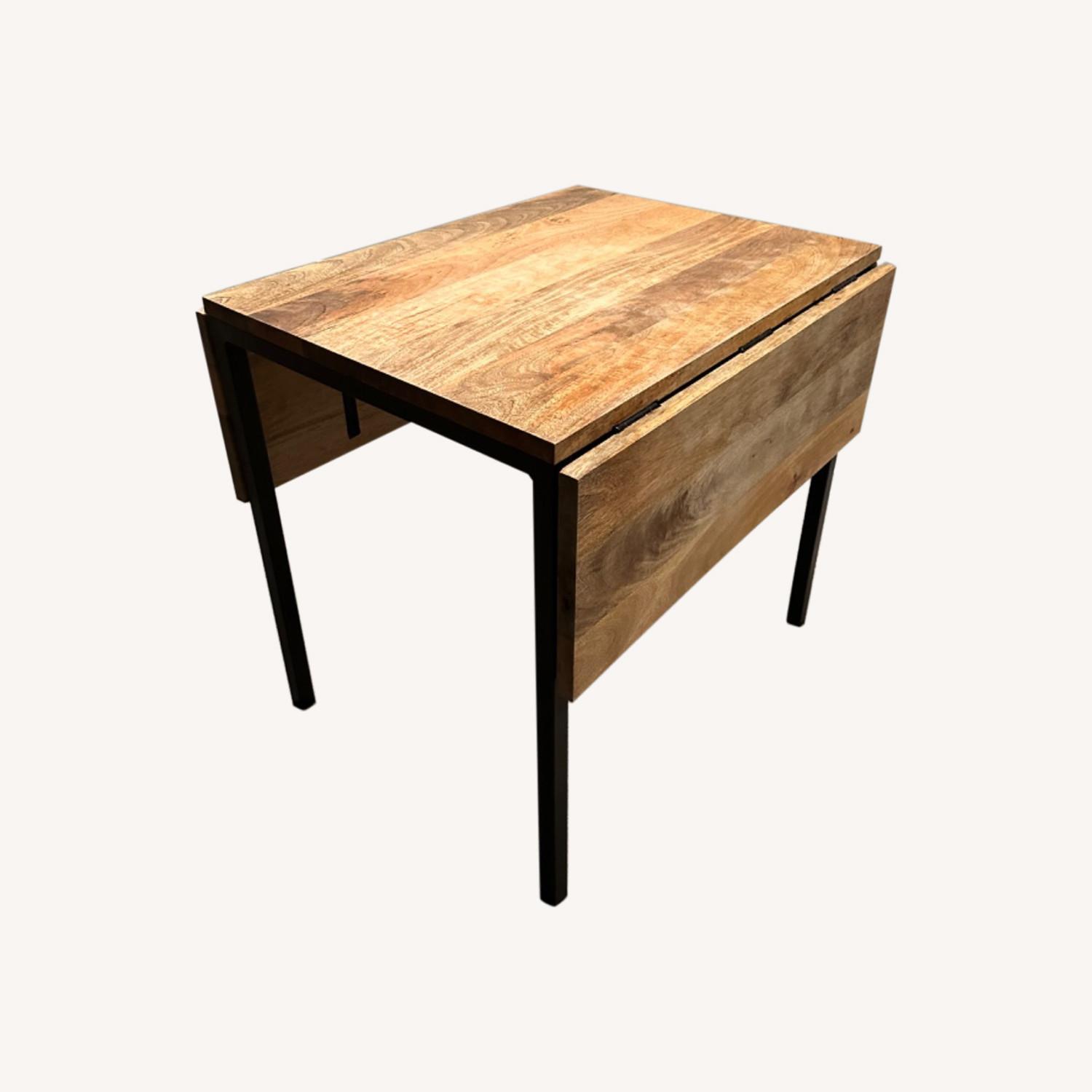 West Elm Drop Leaf Dining Table - image-0