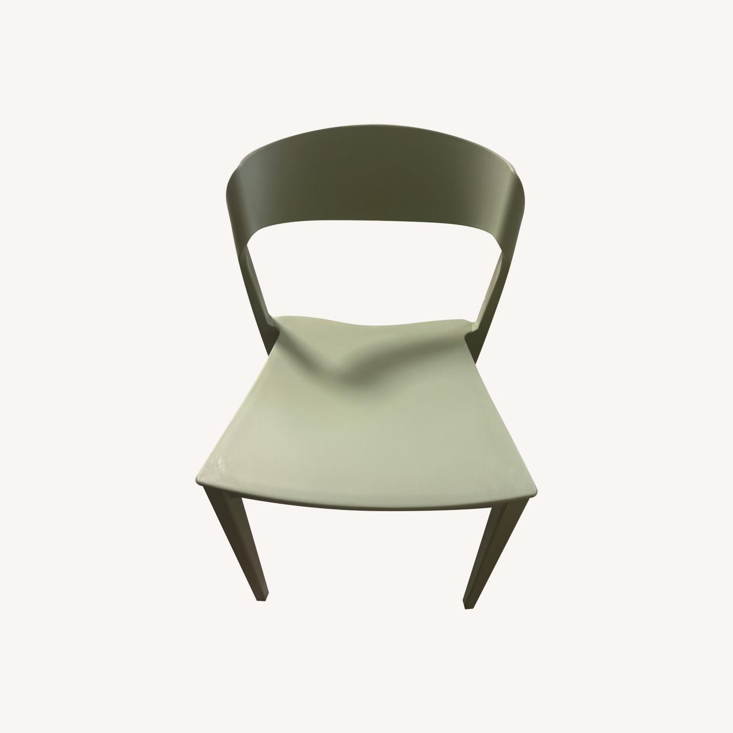 Stacking Resin Chair with Ribbon Bow - image-0