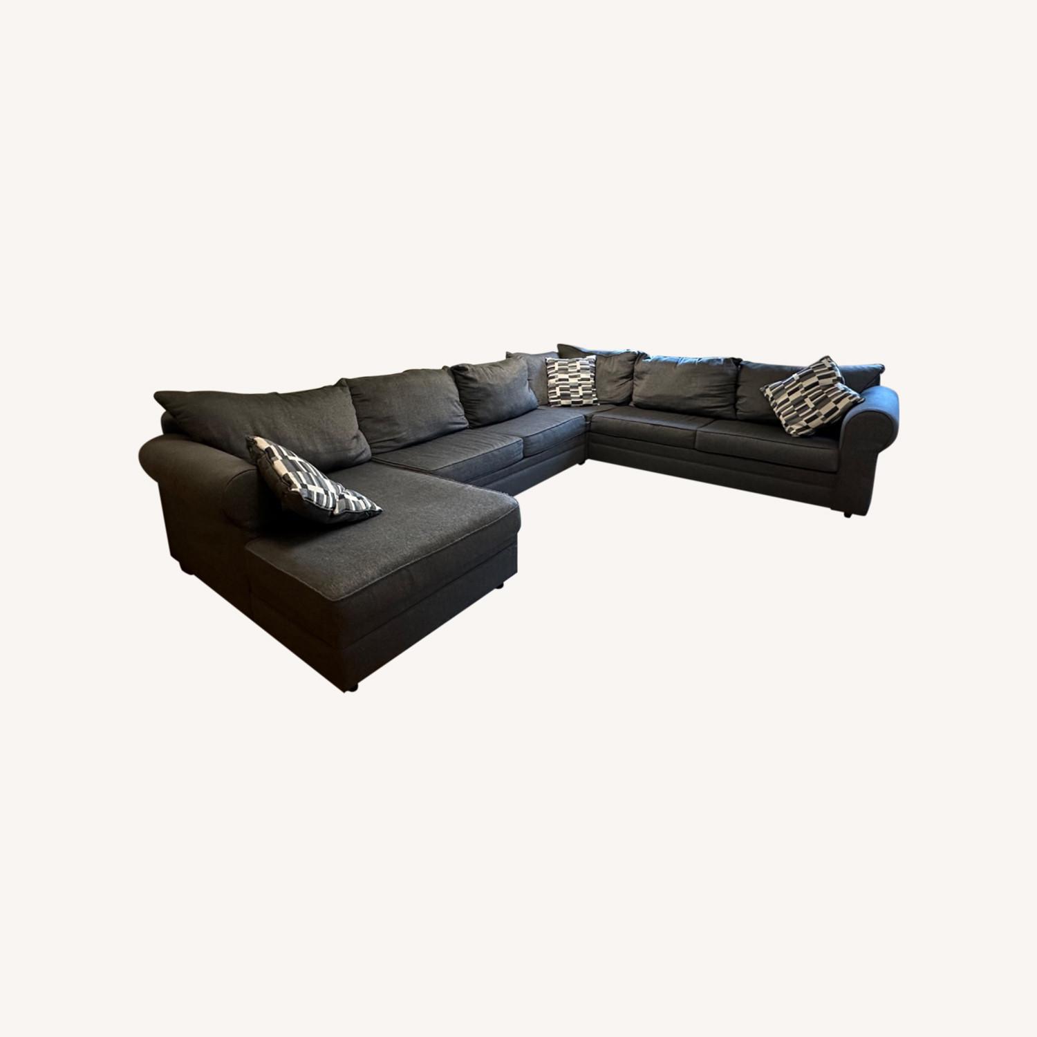 Bob's Discount Nova Gray 4 Piece Left Arm Facing Sectional - image-0