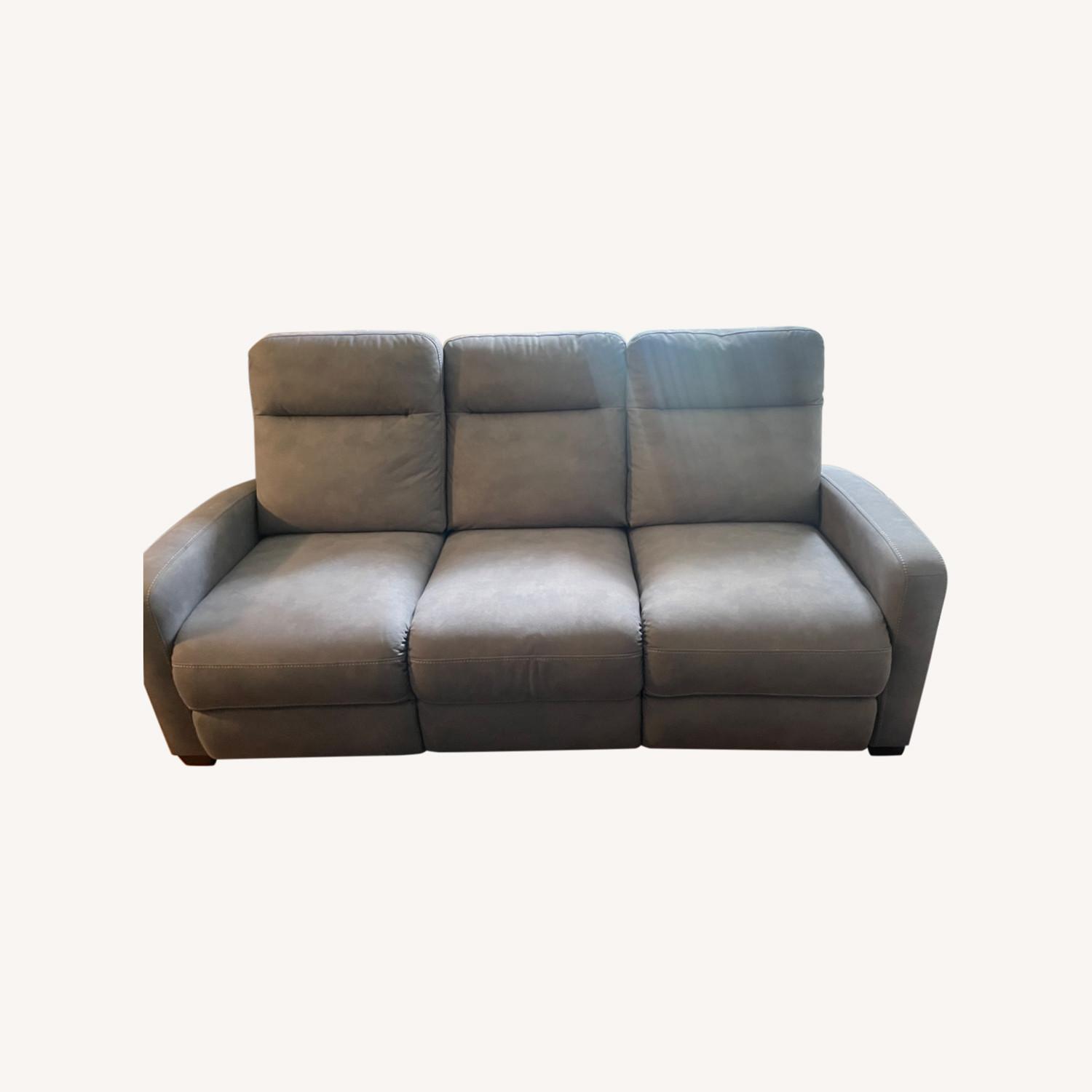 Sherman Oaks Sofa (USB Charging Electric Recliner) - image-0