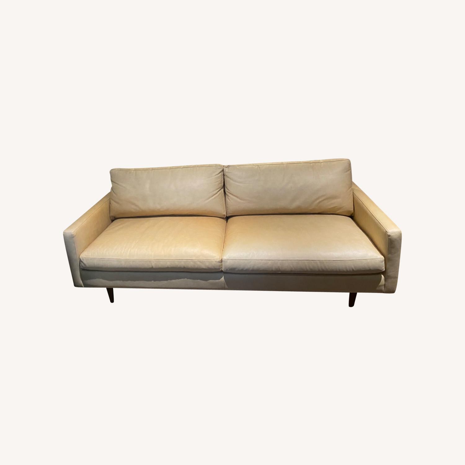Room & Board Jasper Leather Sofa - image-0