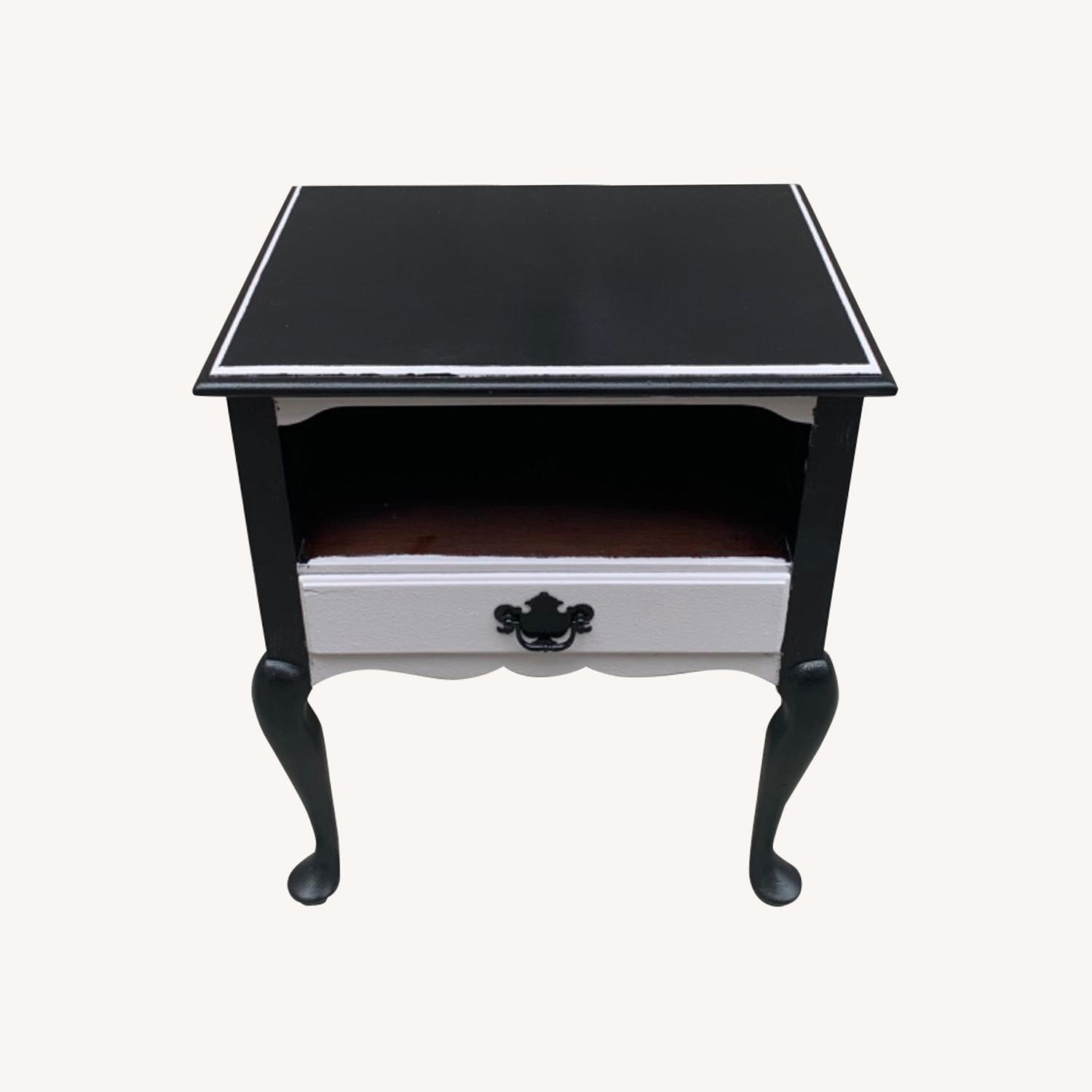 Restoration Hardware Solid Wood Bedside Table AptDeco