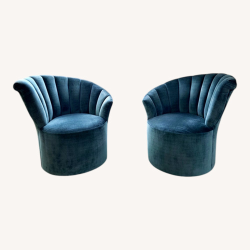 Used 1940s Hollywood Regency Channel Back Chairs for sale on AptDeco