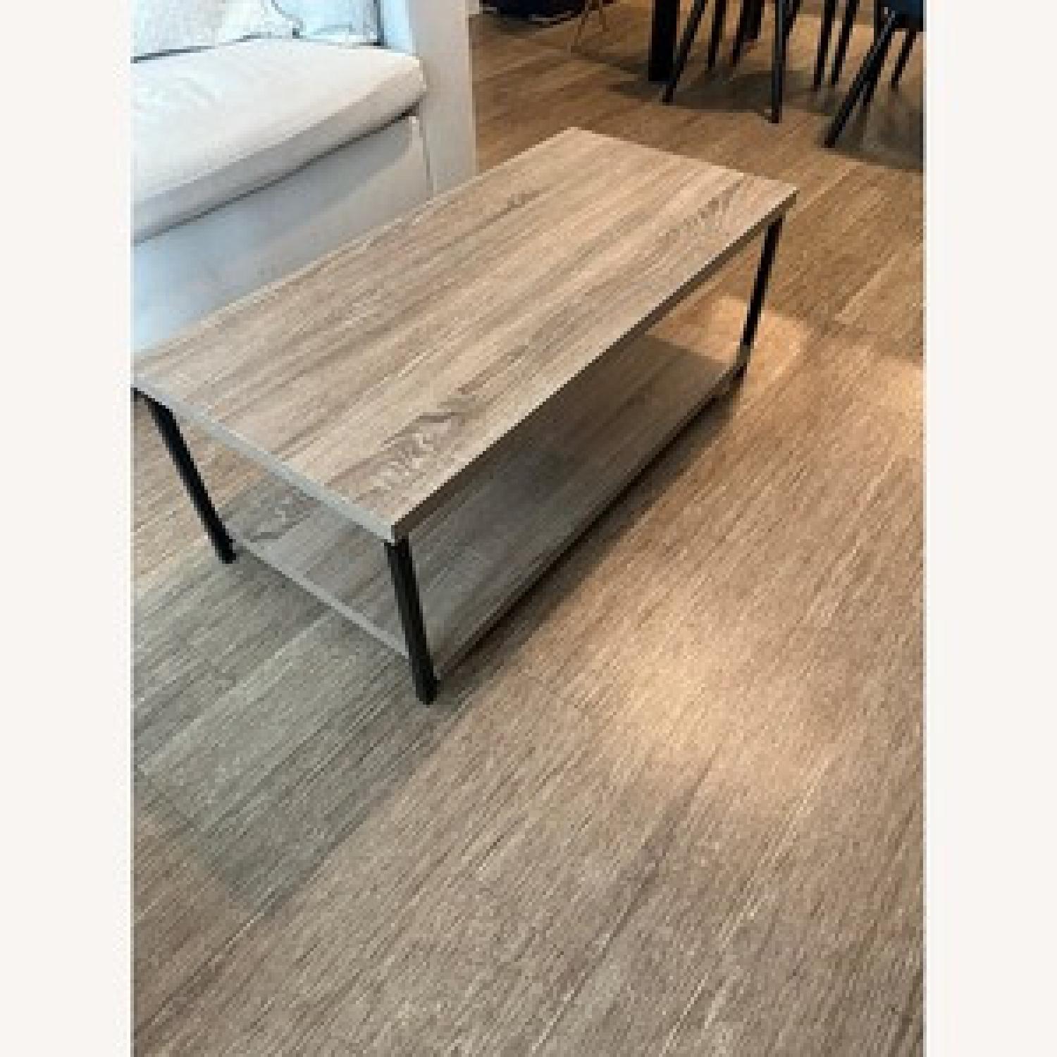 West Elm Wood Coffee Table - image-3