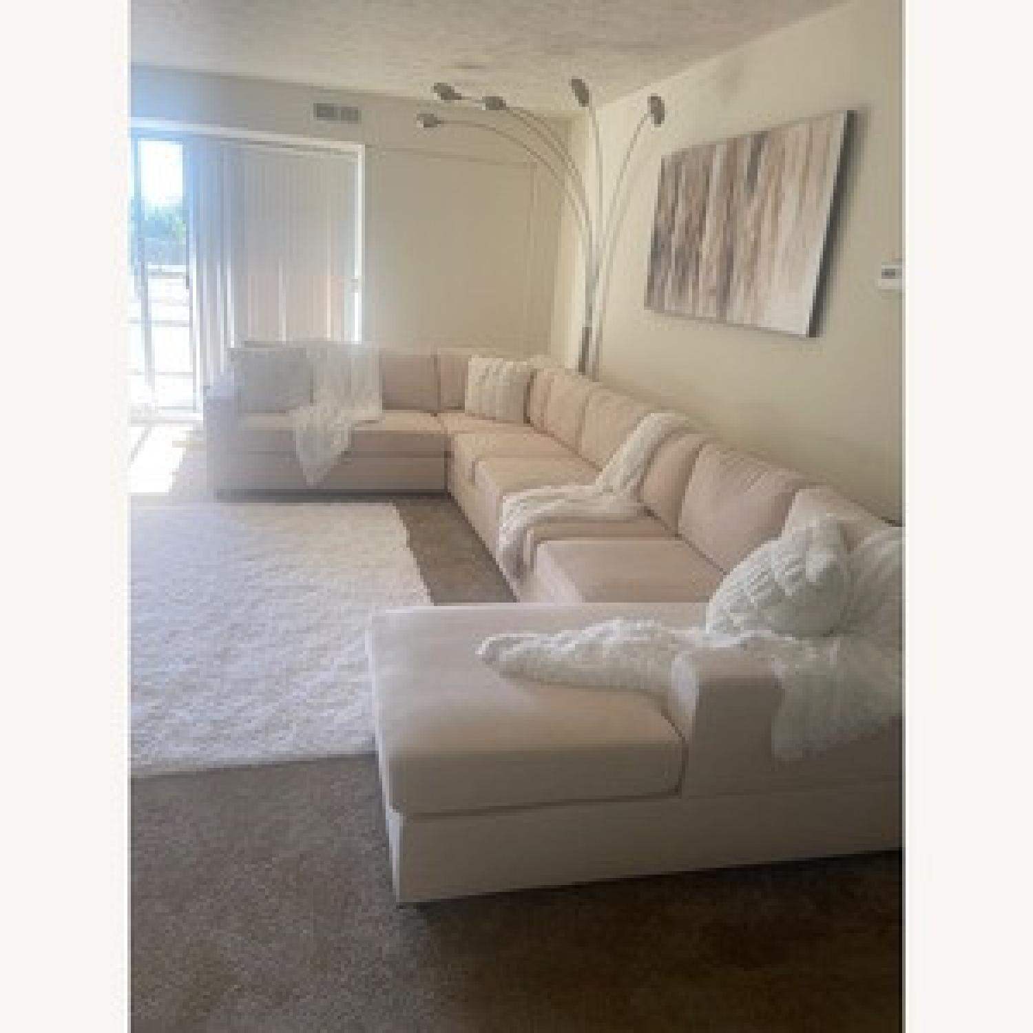 University Heights Ivory Modular Sectional - image-3