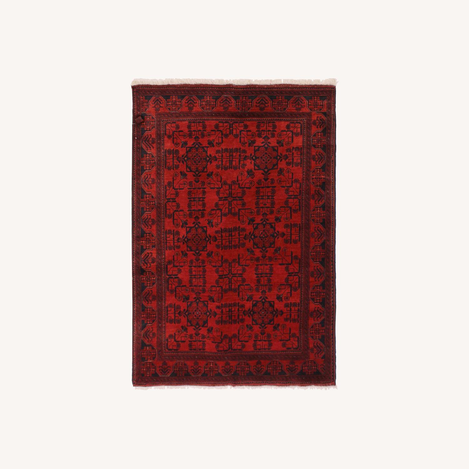 Khal Mohammadi Wool Rug - 4'2'' x 6'4'' - image-0