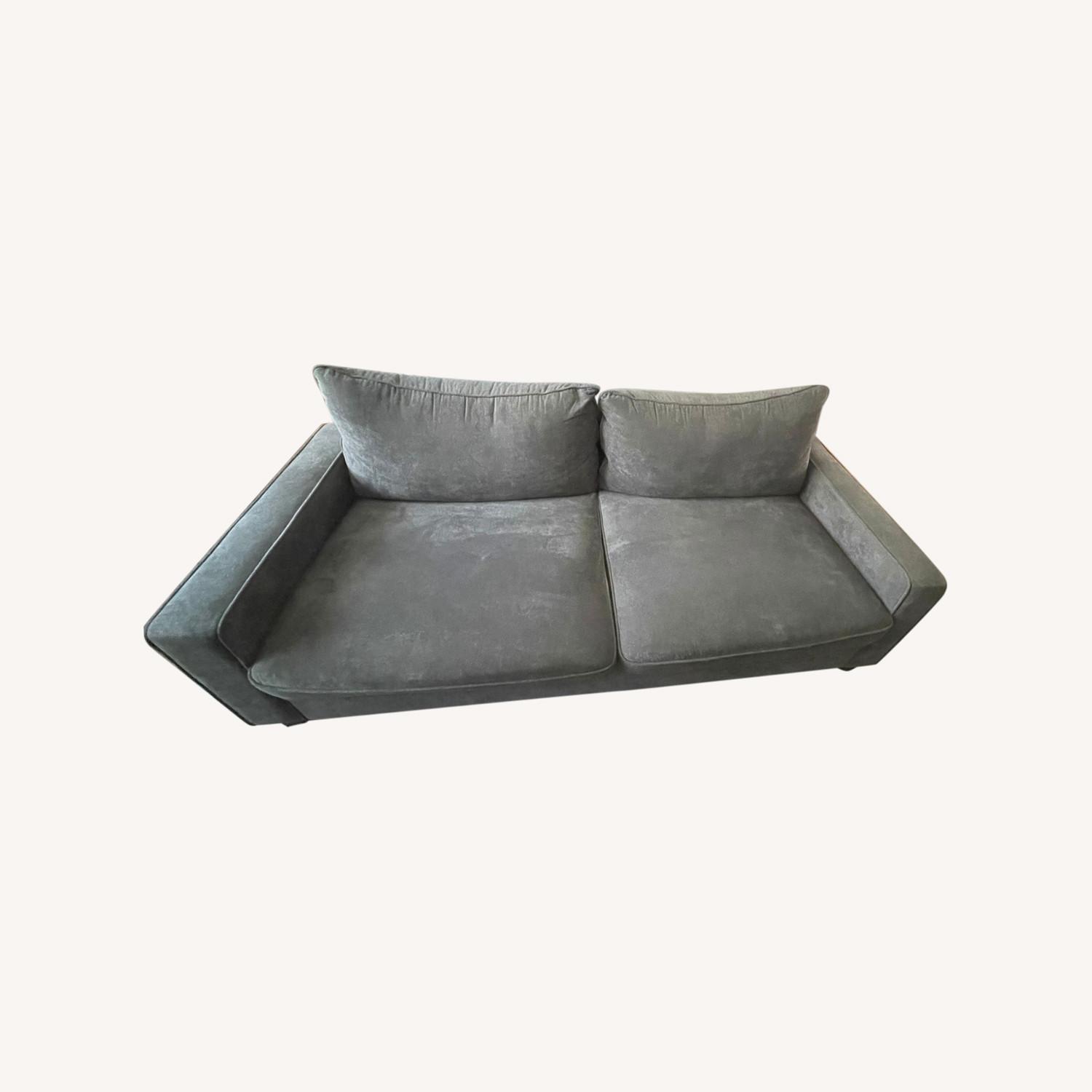 Living Spaces Grey 80" Sofa - image-0