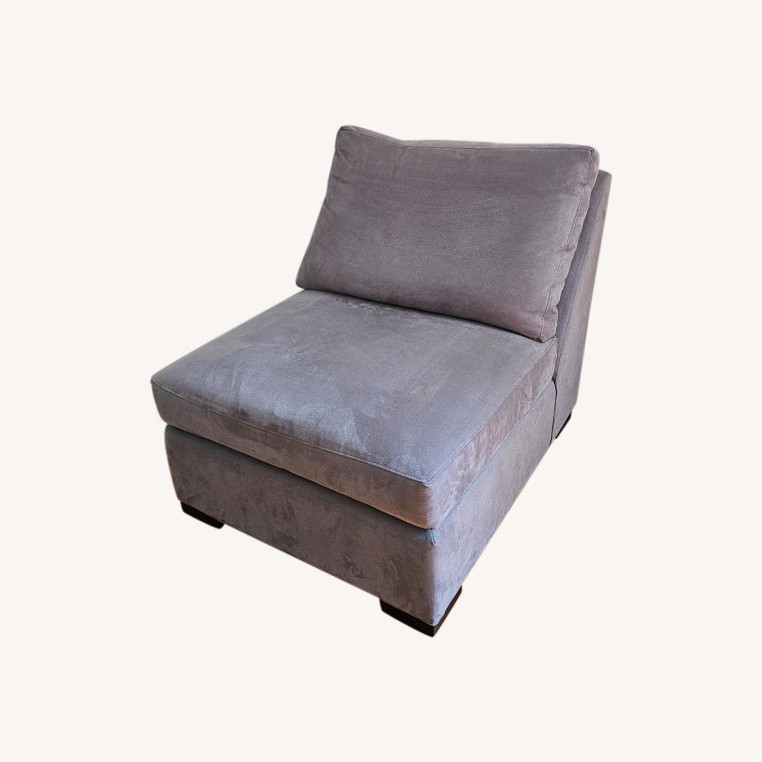 Crate and Barrel Axis Armless Chair AptDeco