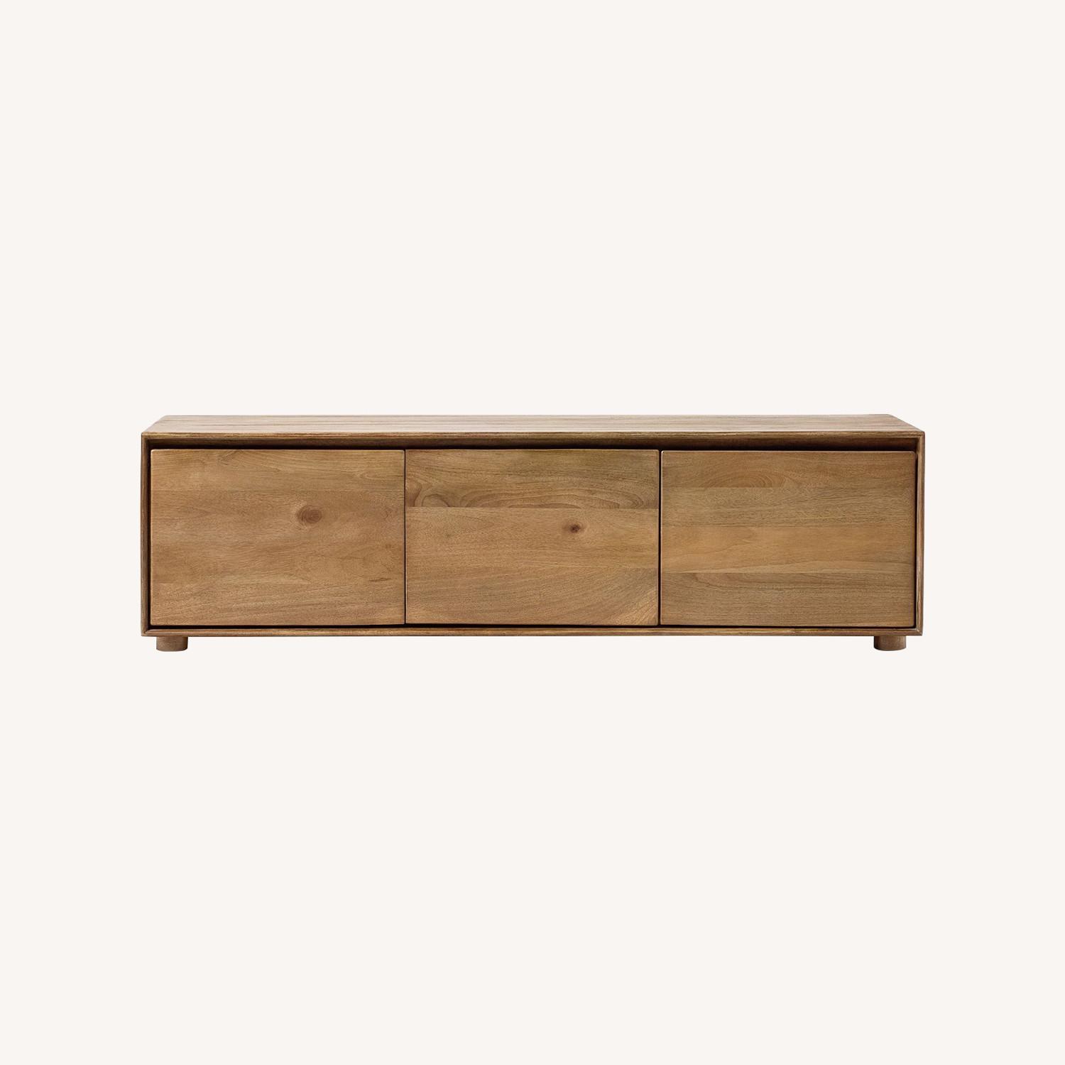 West Elm Anton Solid Wood Entryway Bench AptDeco