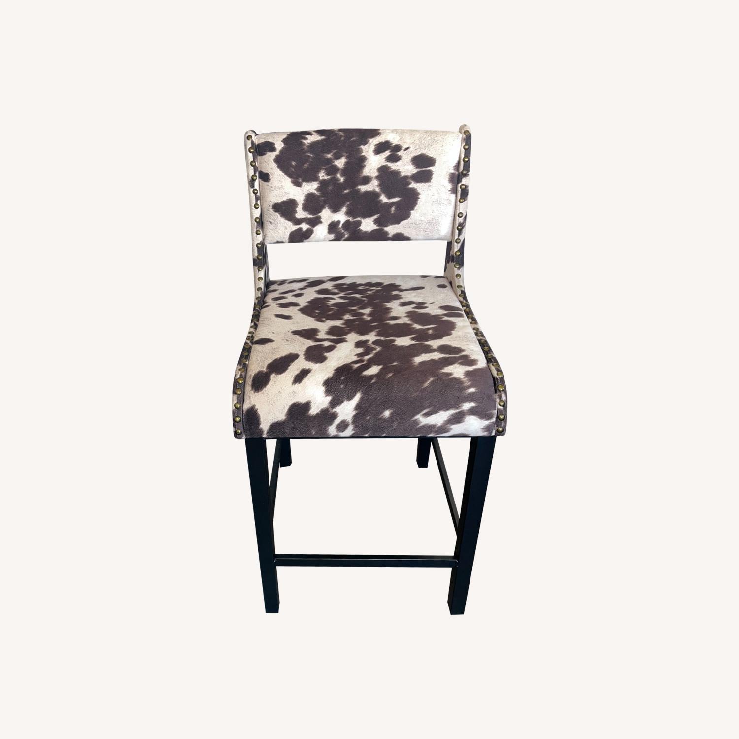 Animal Print Bar Stools - image-0