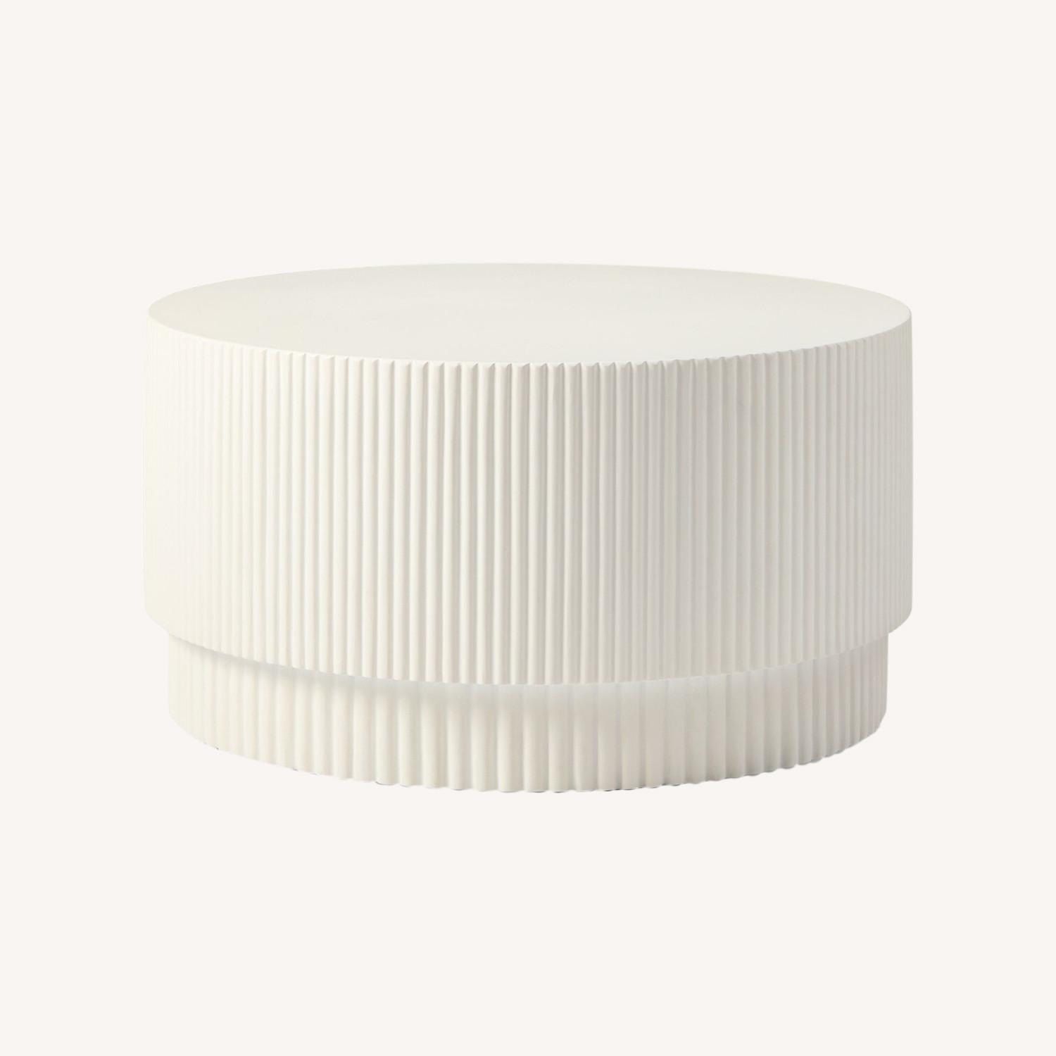 West Elm Fluted Coffee Table (32") - image-0