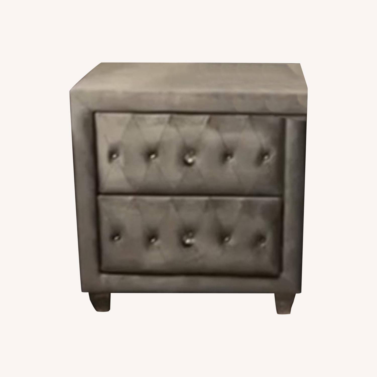 Grey Nightstand - AptDeco