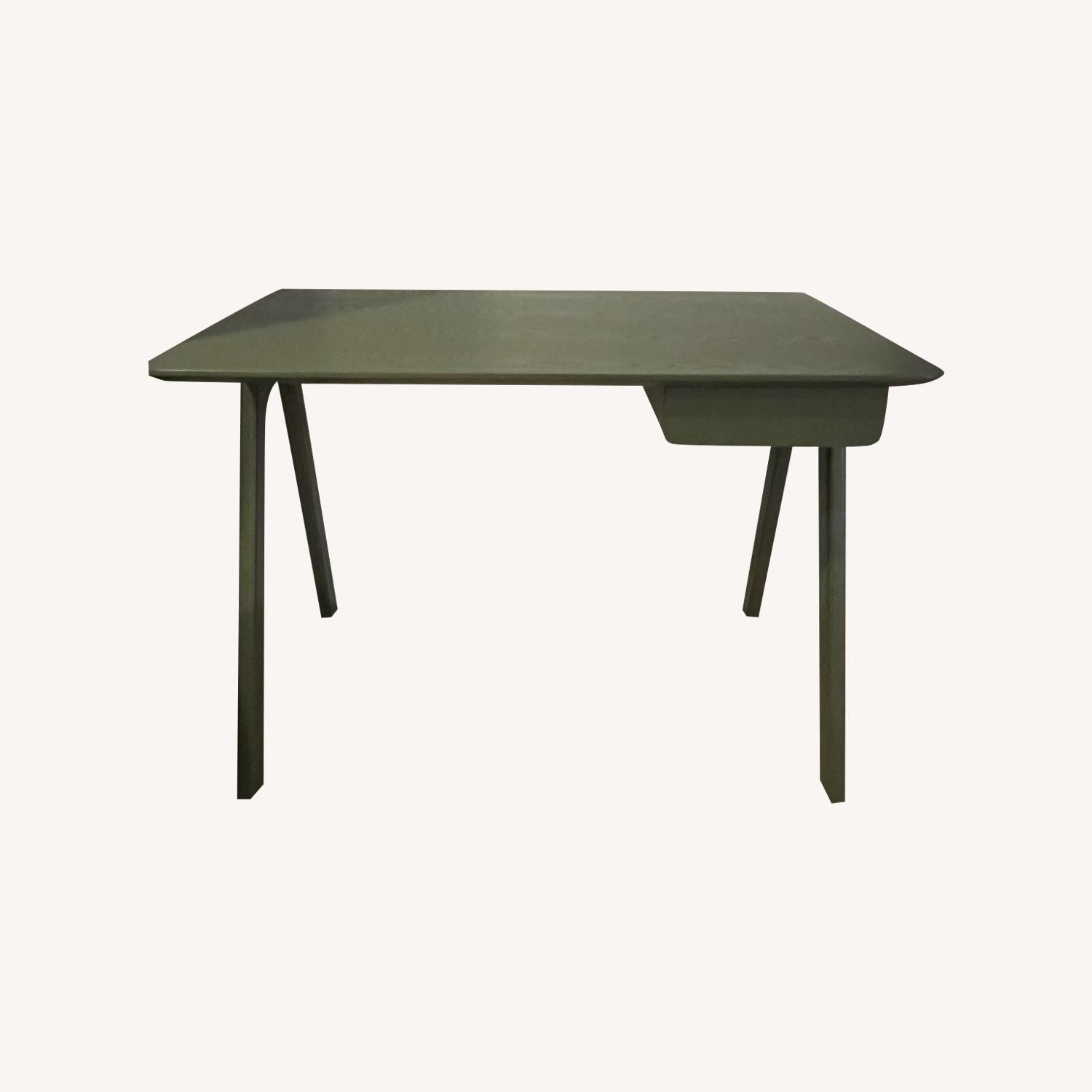 AllModern Green Wooden Desk - image-0
