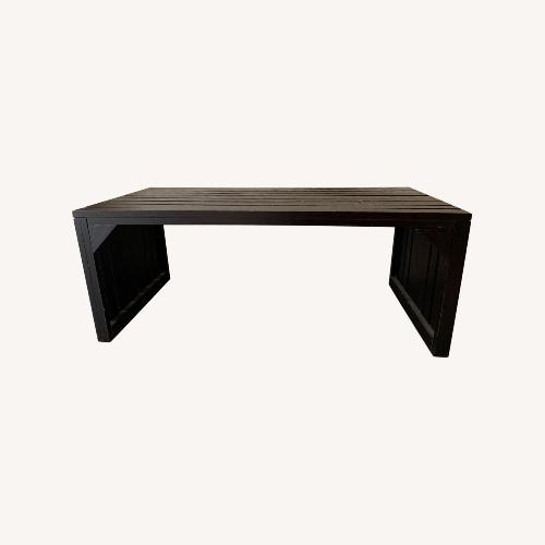 Used Black Minimalist Bench for sale on AptDeco
