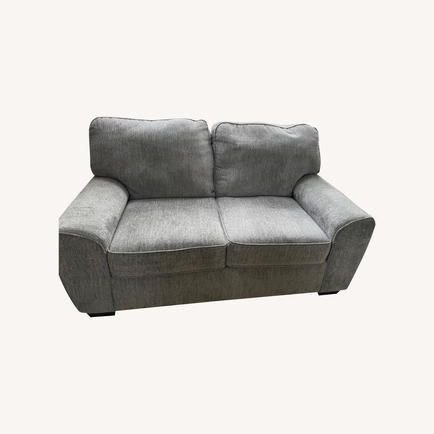 Bob's Discount Gray Sofa - image-0