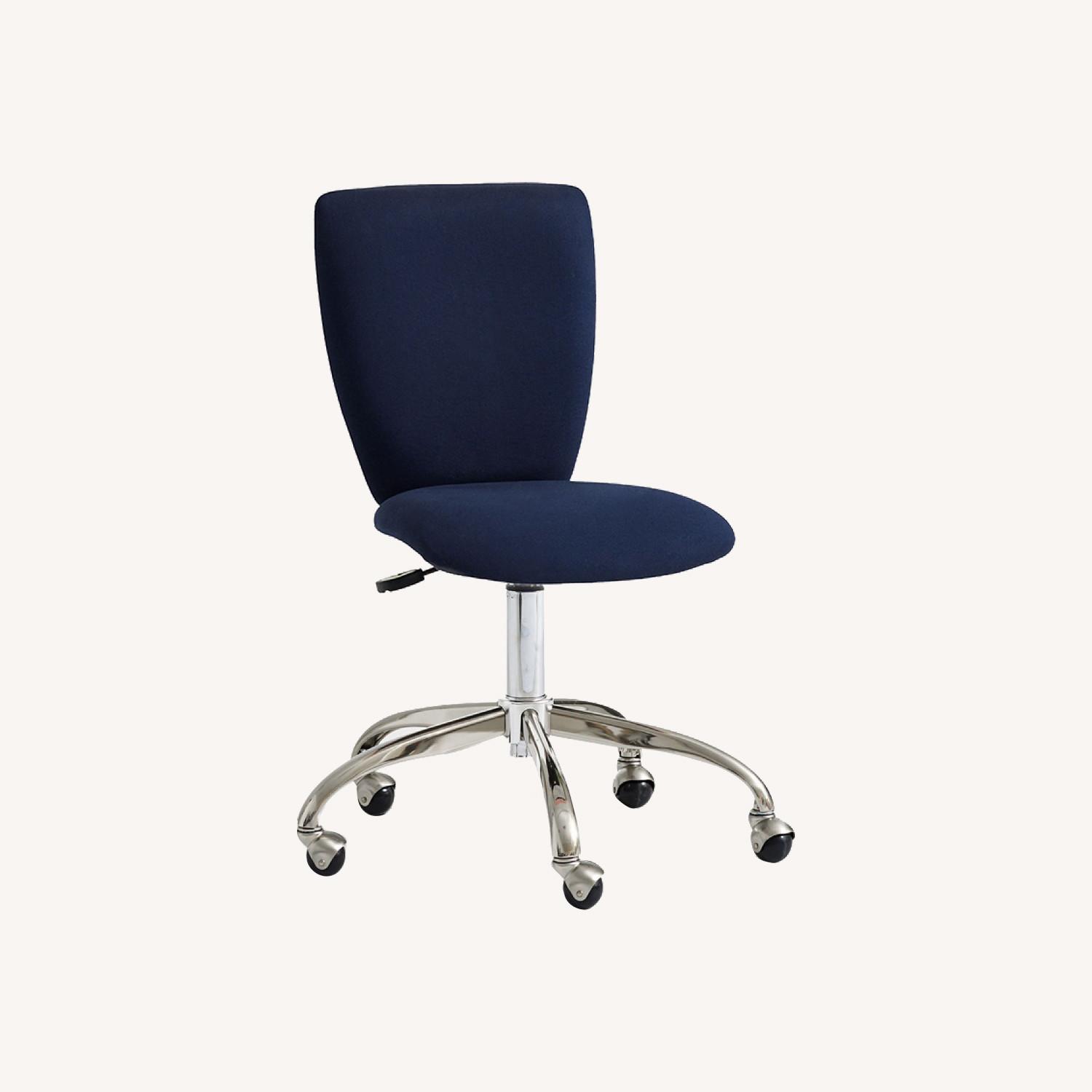 Pottery Barn Square Upholstered Desk Chair - image-0
