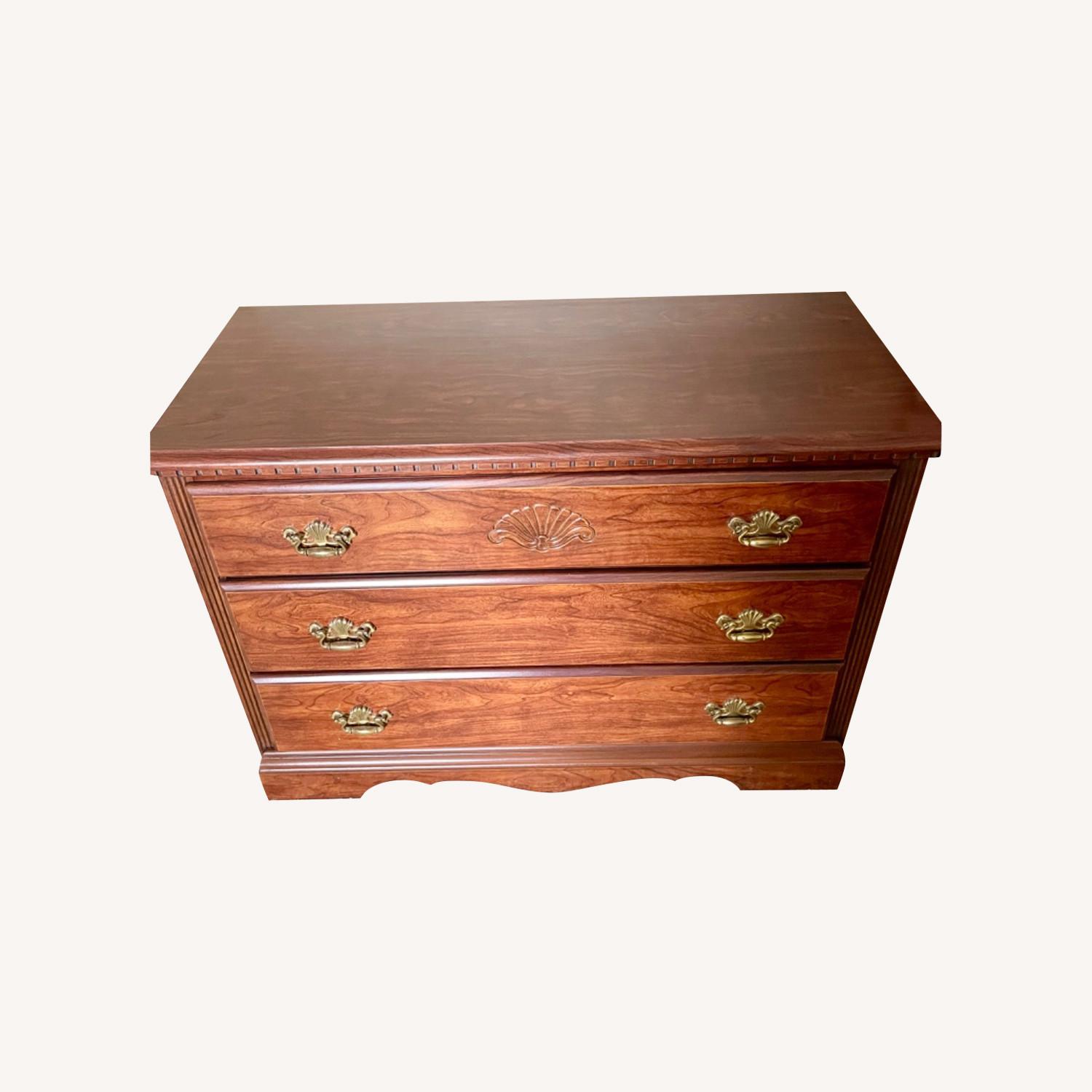 Cherrywood Seashell Dresser AptDeco