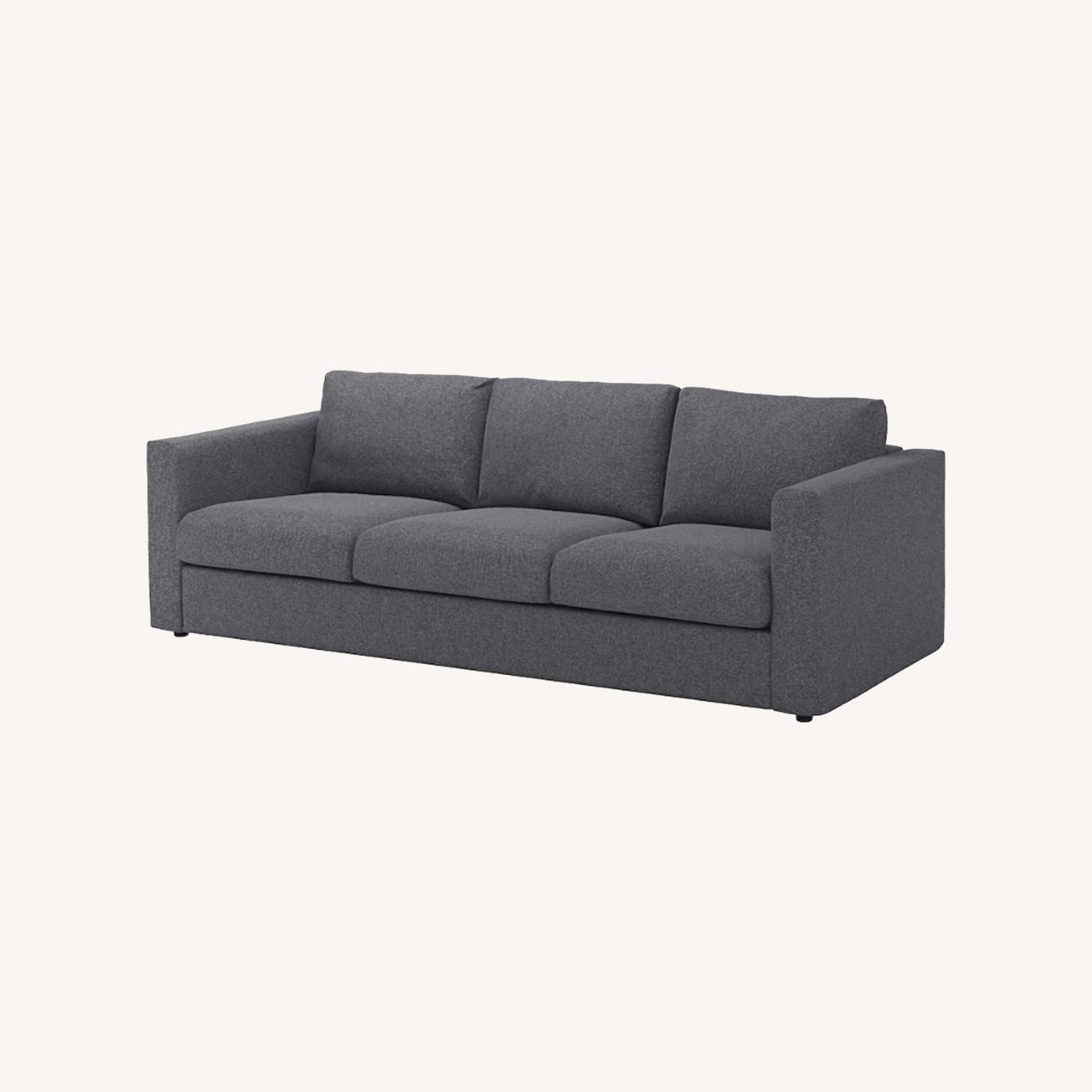 IKEA Finnala Dark Grey 3 Seater Sofa - image-0
