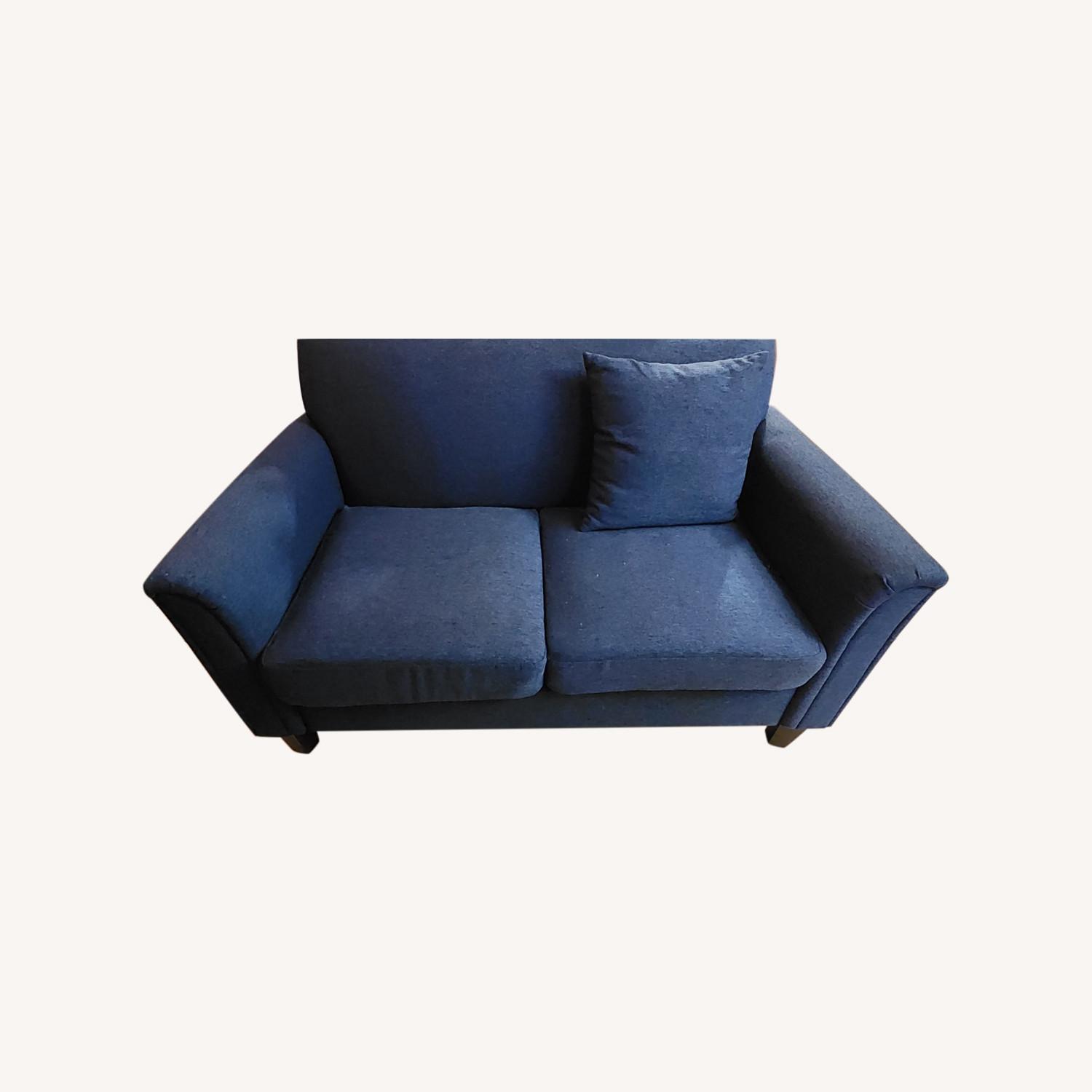 Rimobel Indigo Blue Loveseat - image-0